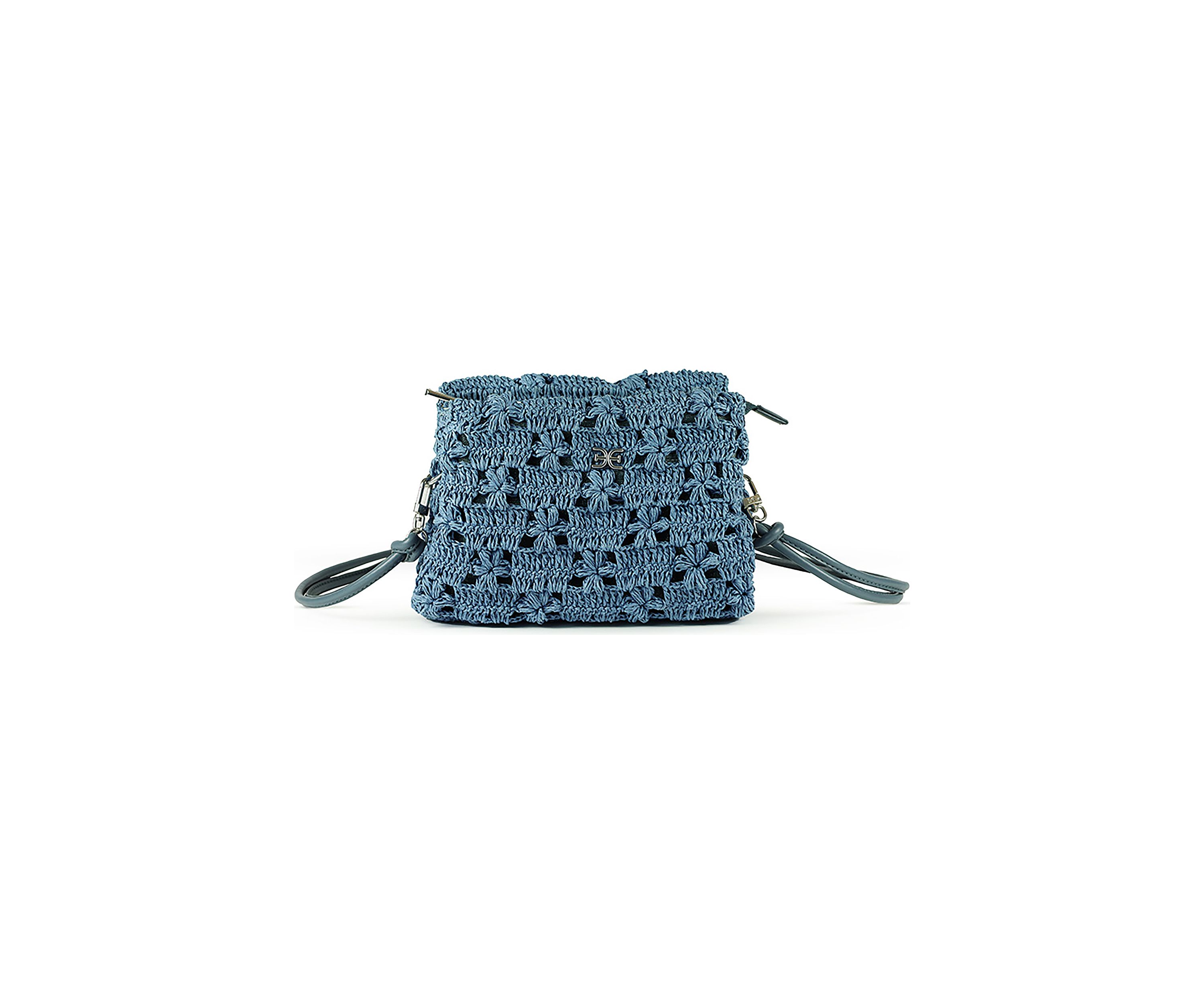 Layla Floral Raffia Shoulder Bag Clutch