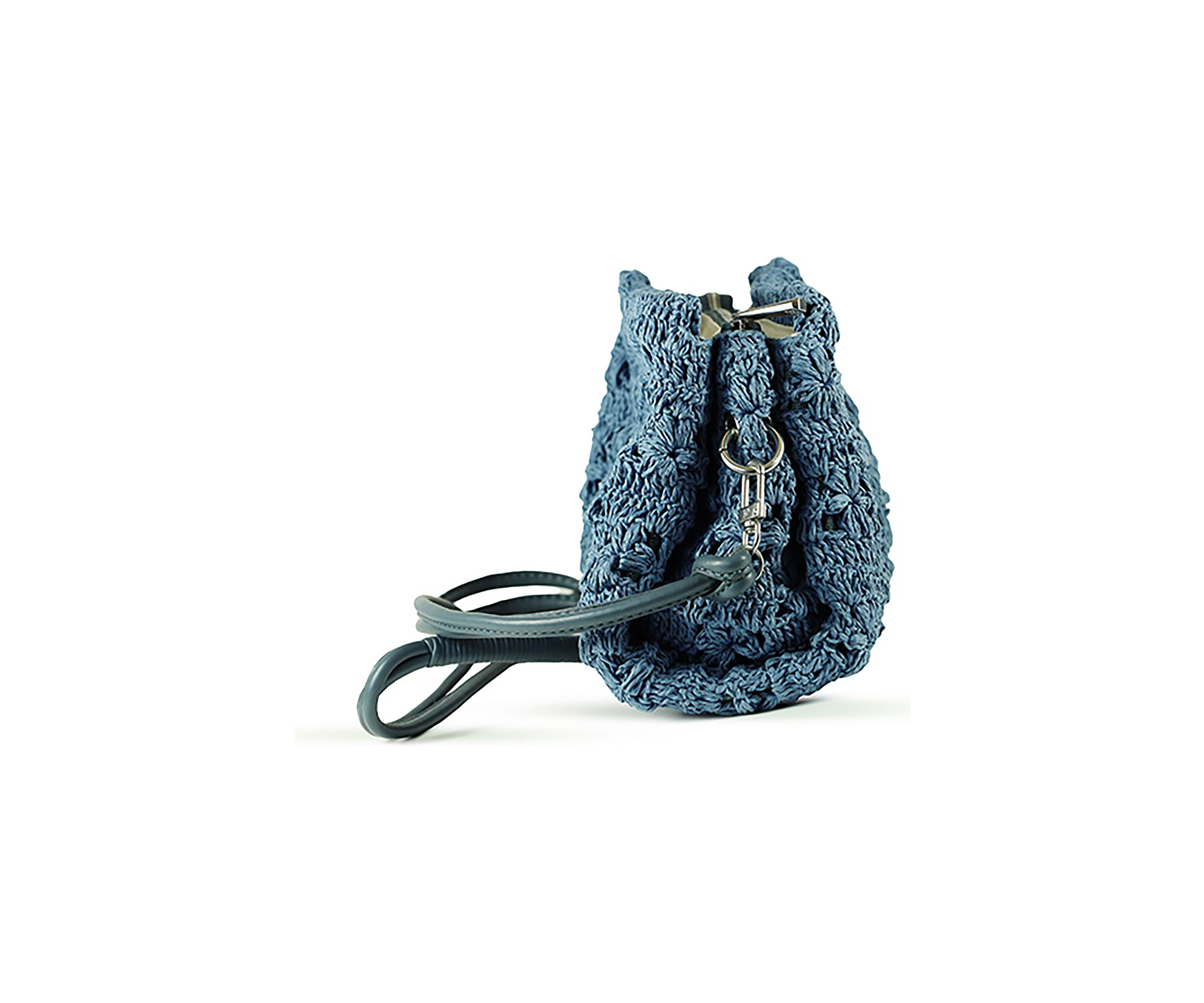 Layla Floral Raffia Shoulder Bag Clutch