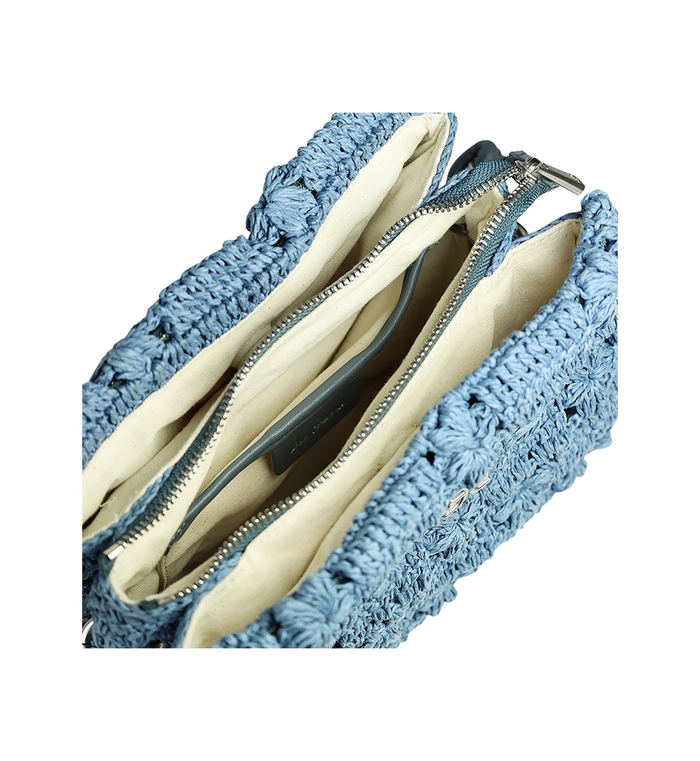 Layla Floral Raffia Shoulder Bag Clutch