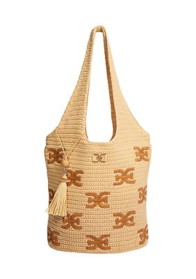 Sam Edelman April Crochet Logo Tote