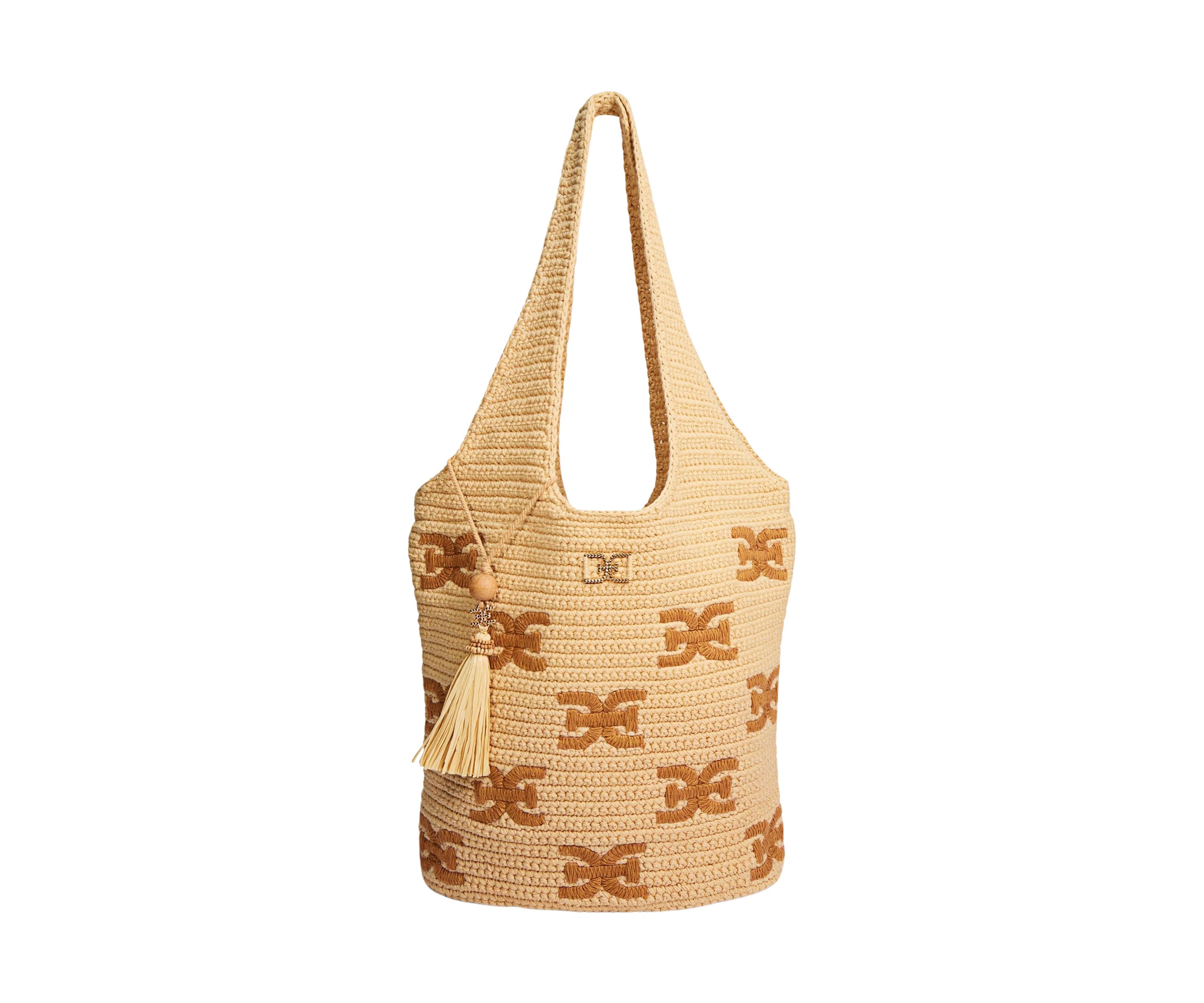 April Crochet Logo Tote
