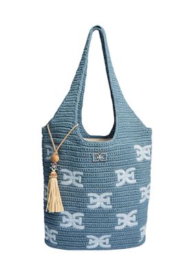 Sam Edelman April Crochet Logo Tote
