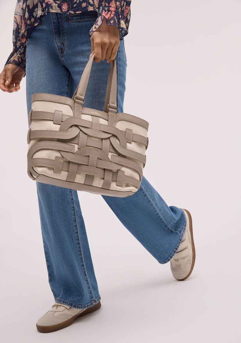 Bay Small Dye Cut Tote Bag