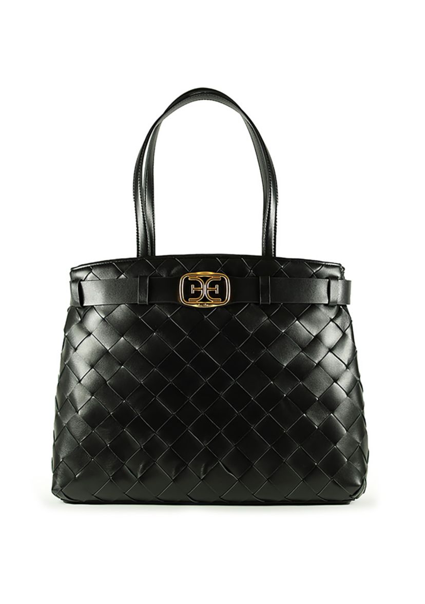 Cleo Woven Tote Bag