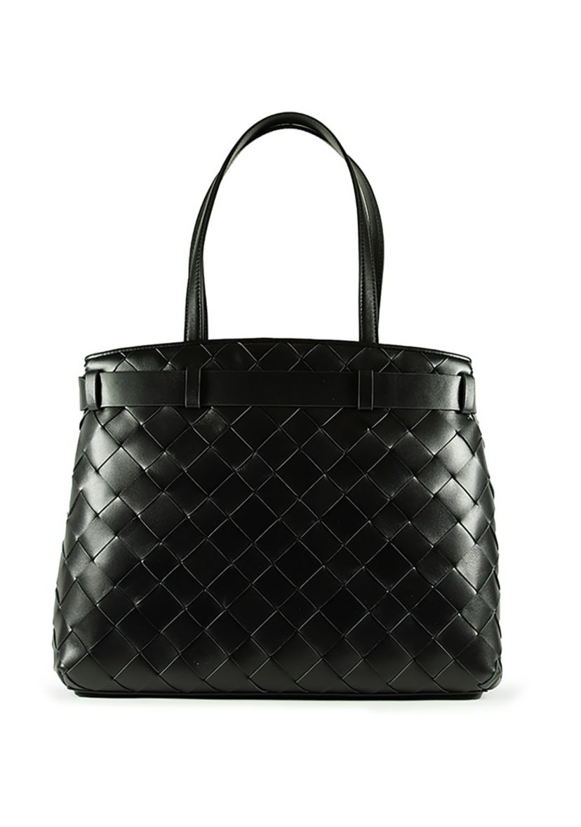 Cleo Woven Tote Bag