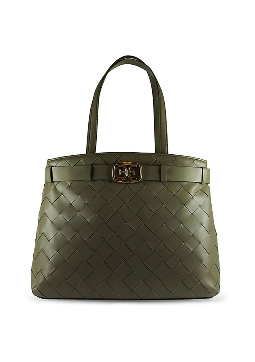 Cleo Woven Tote Bag