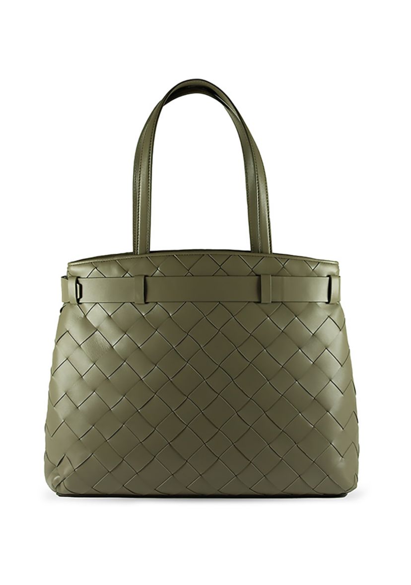 Cleo Woven Tote Bag