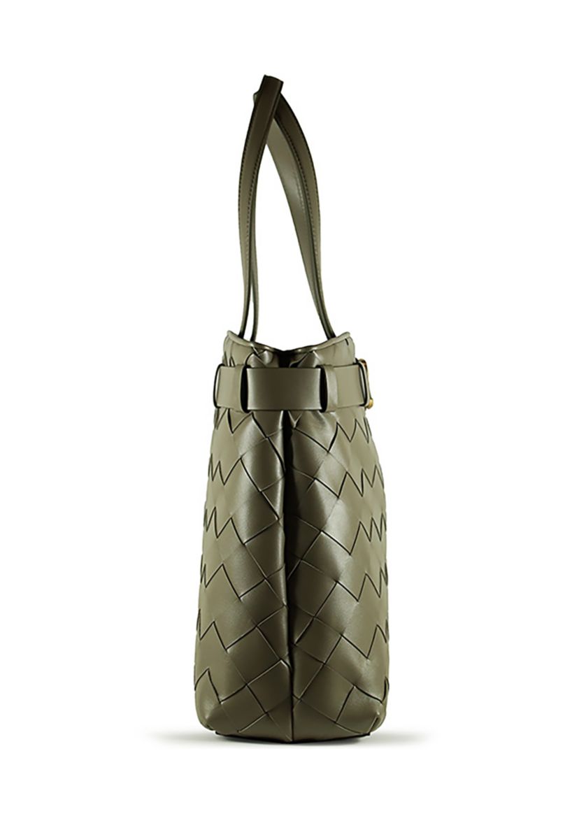 Cleo Woven Tote Bag