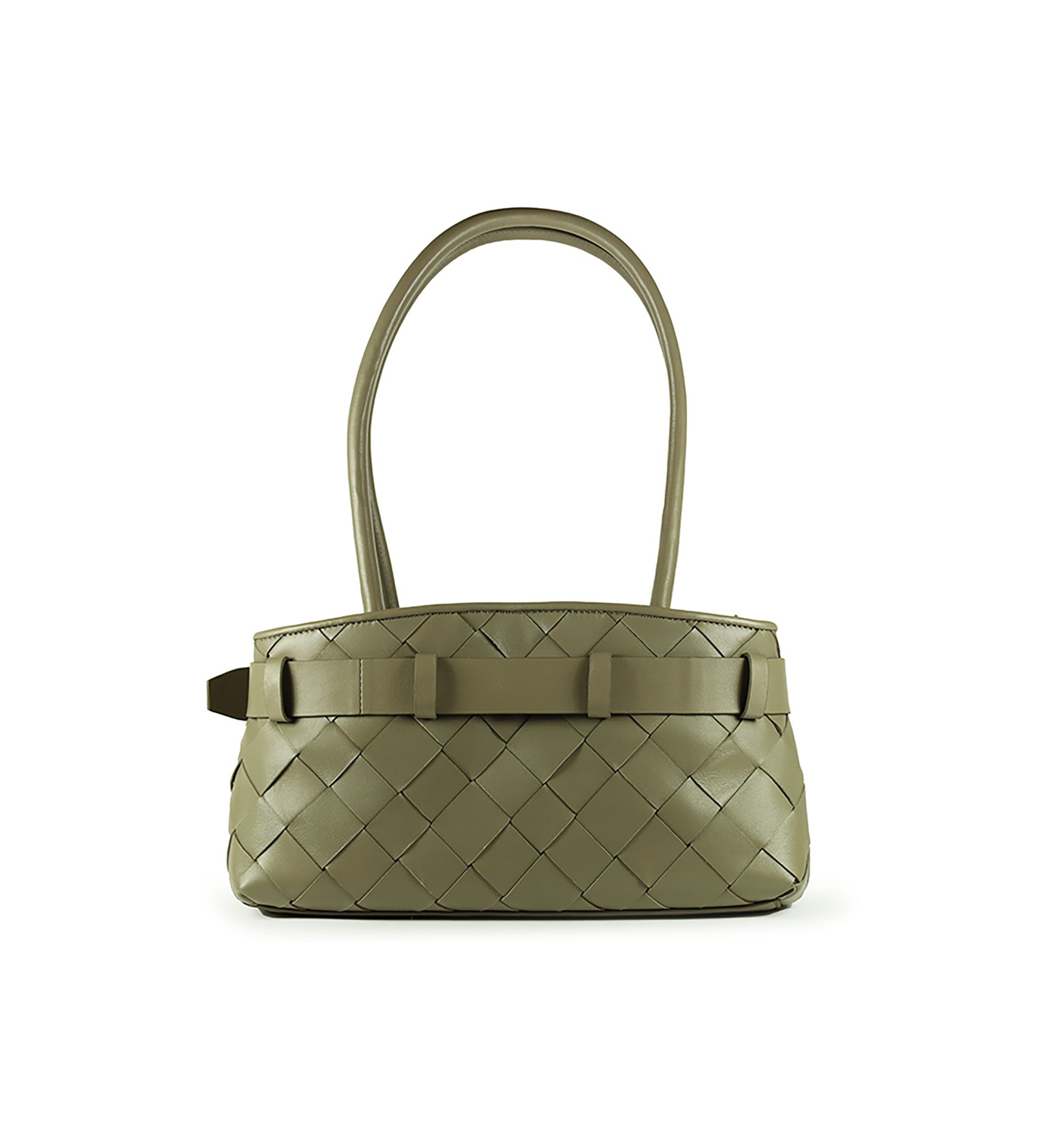 Cleo Woven Satchel Bag