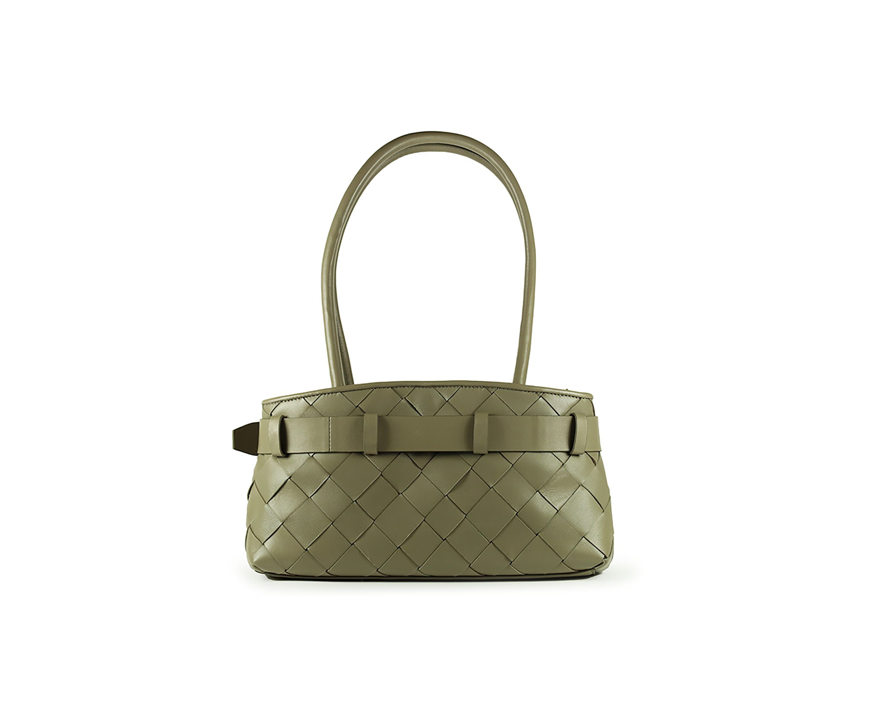 Cleo Woven Satchel Bag