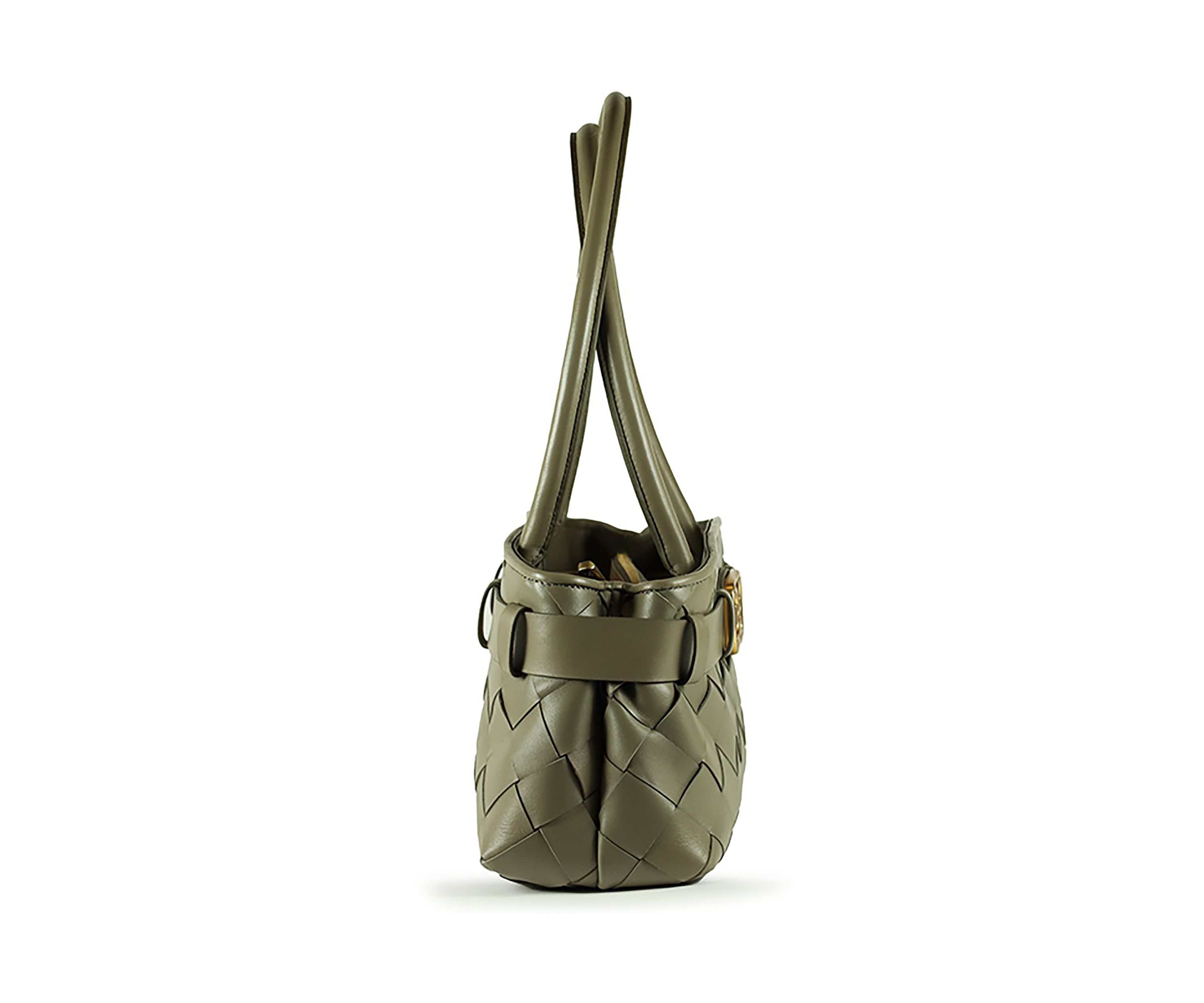 Cleo Woven Satchel Bag