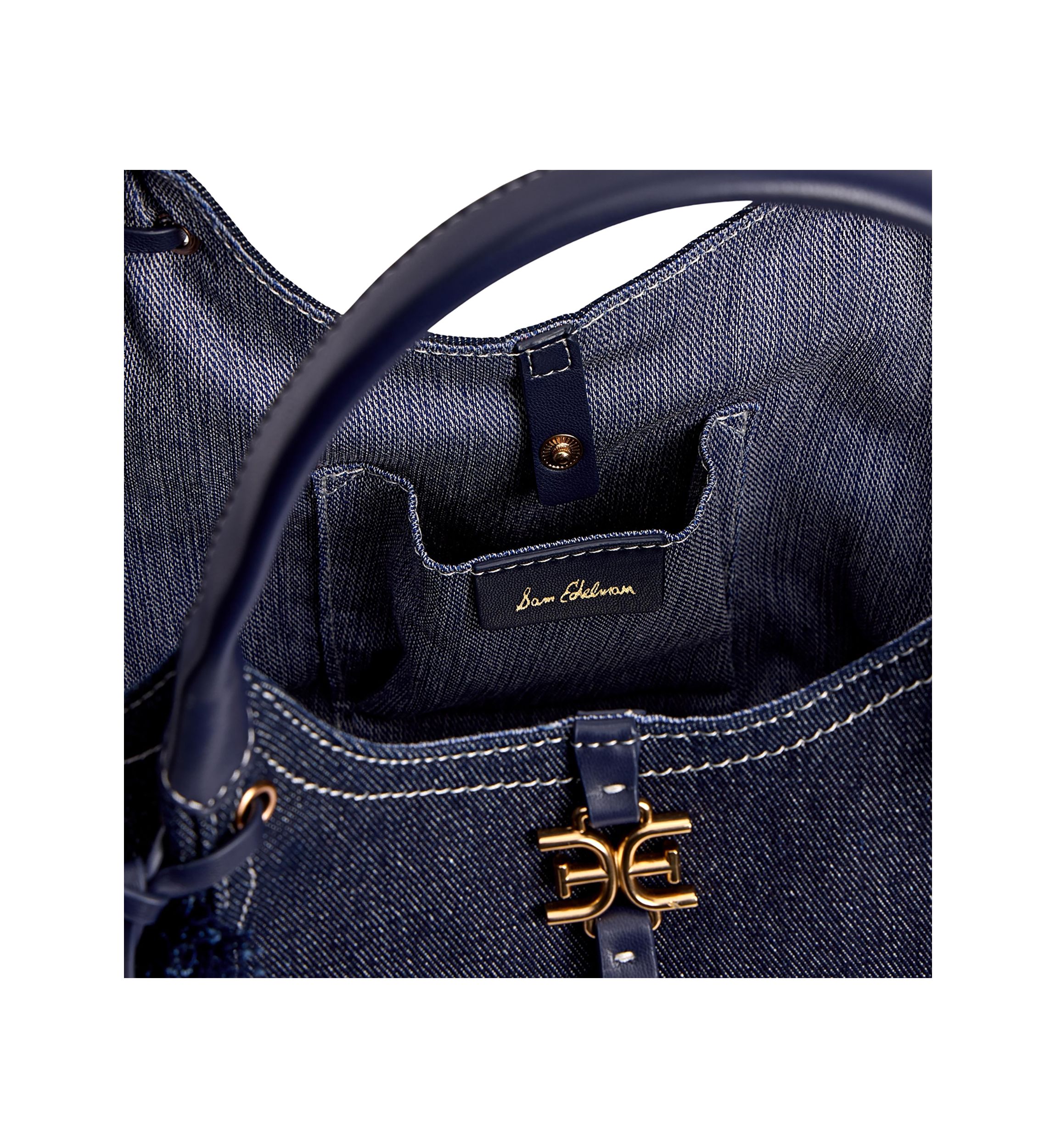 Irina Mini Denim Tote Bag