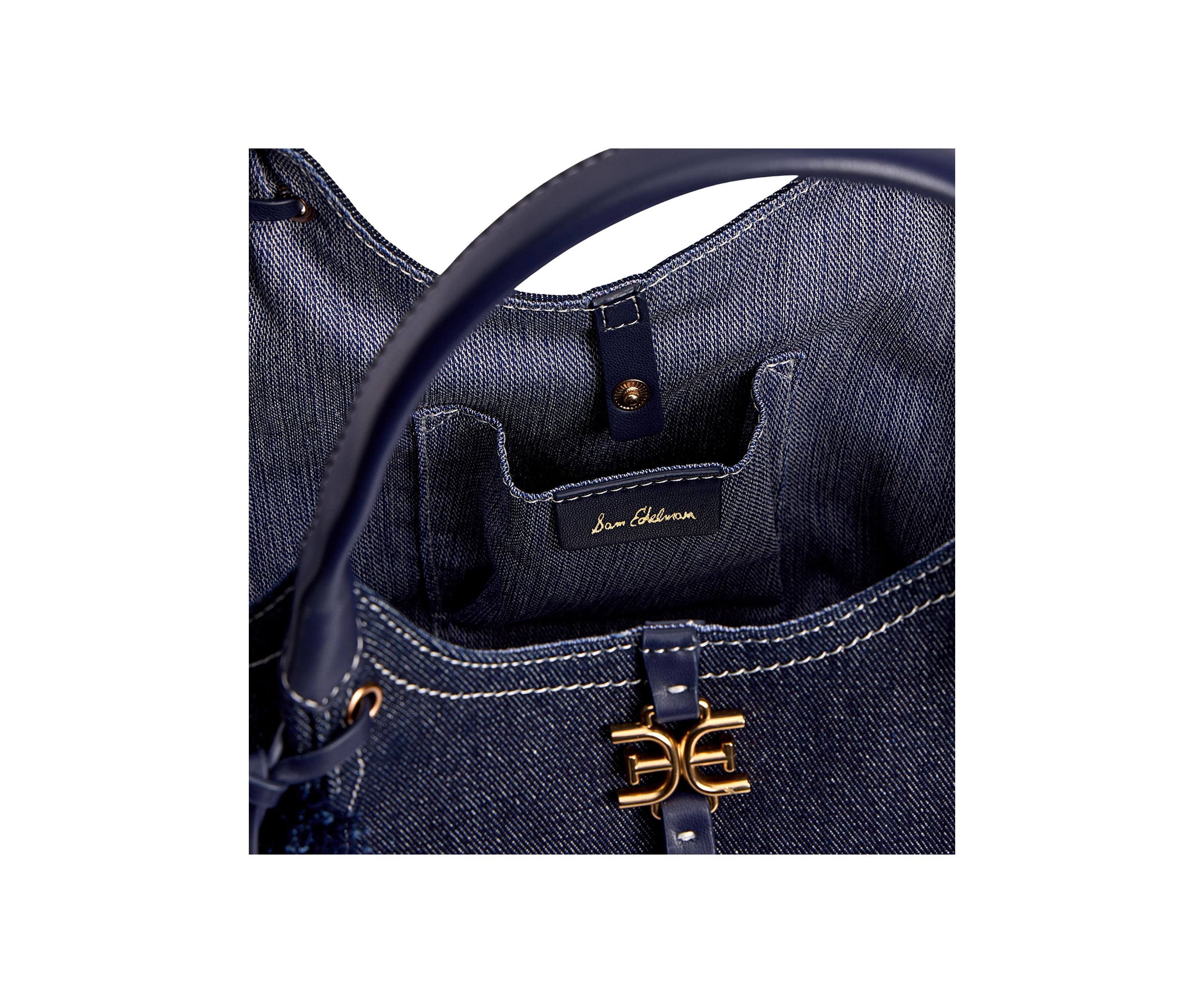 Irina Mini Denim Tote Bag