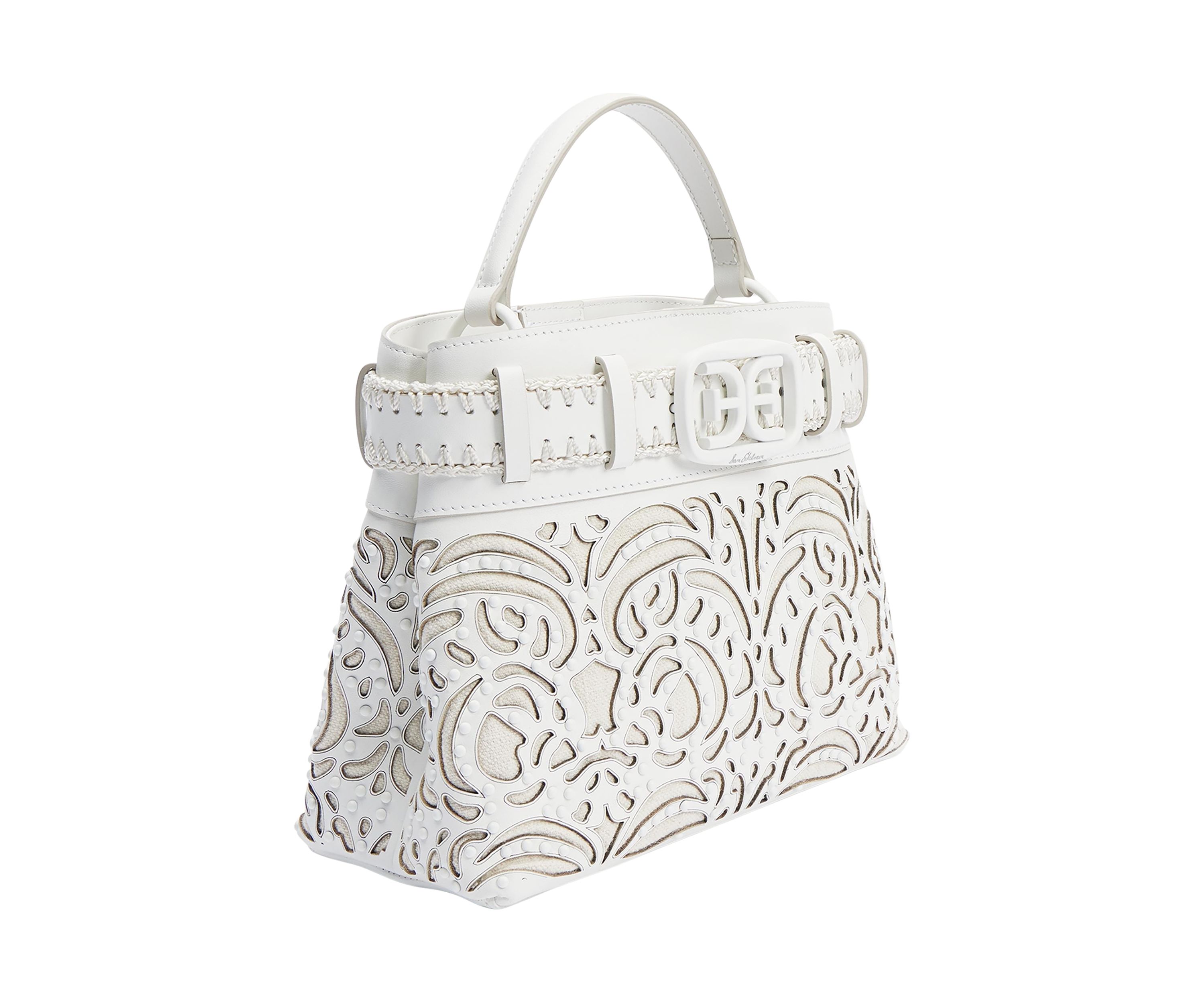 Willette Floral Dye Cut Satchel