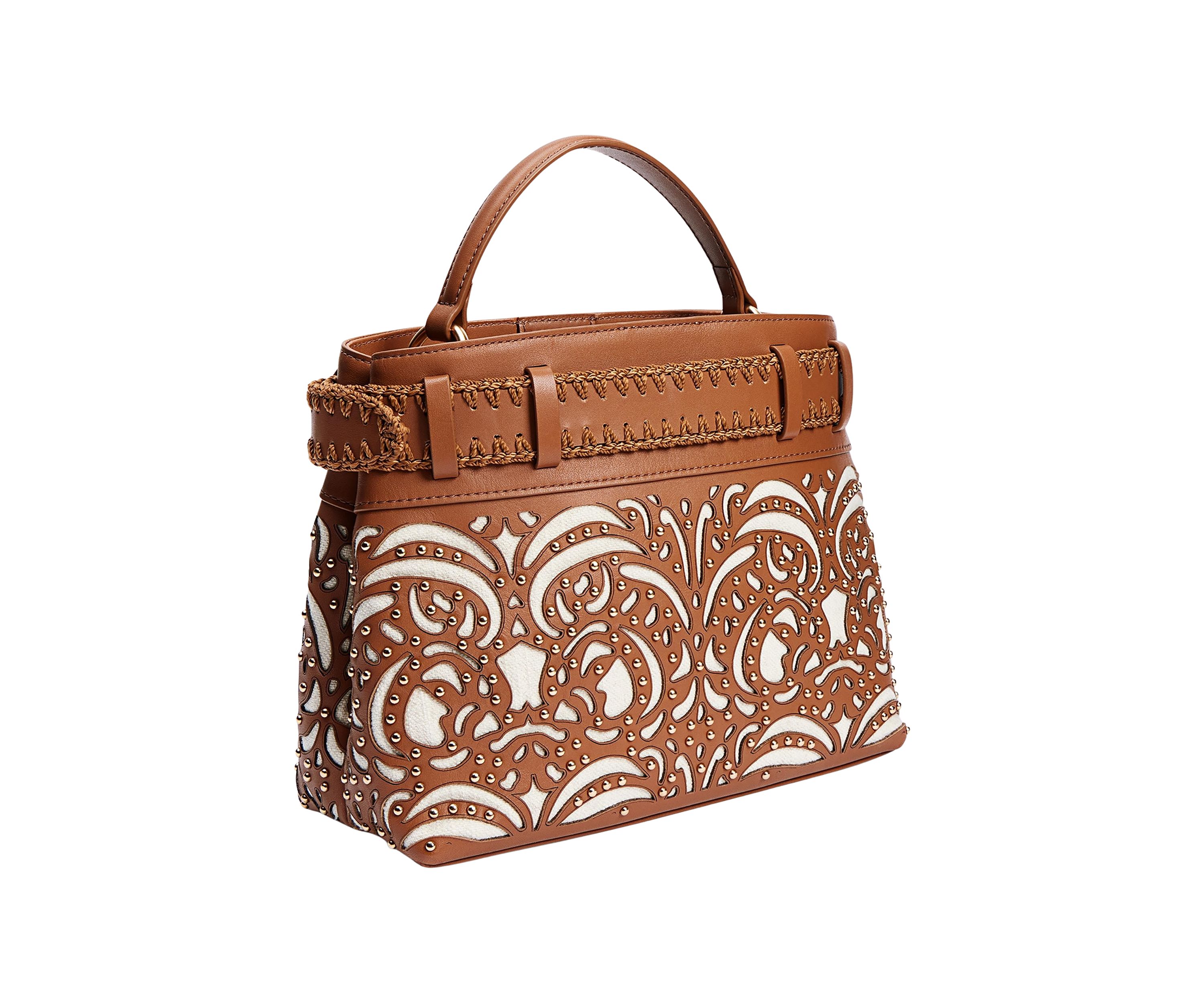 Willette Floral Dye Cut Satchel
