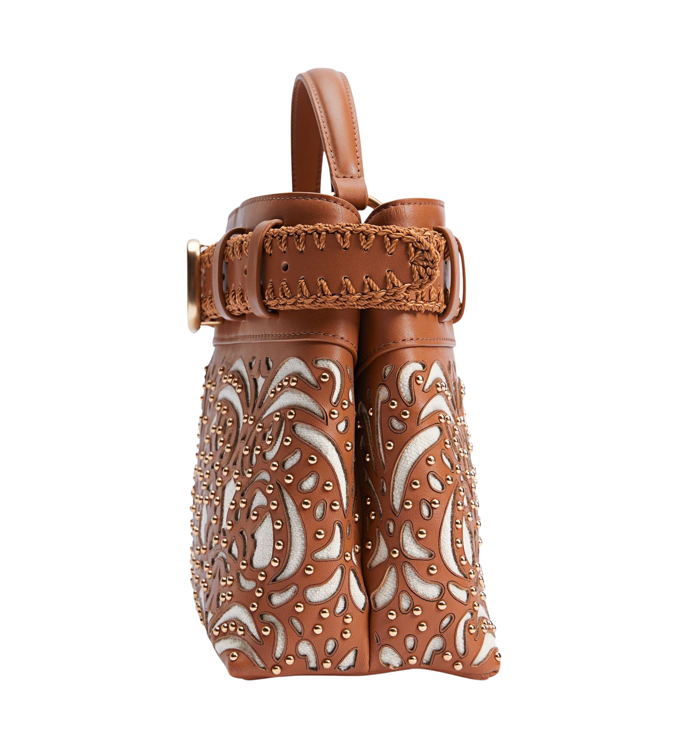 Willette Floral Dye Cut Satchel