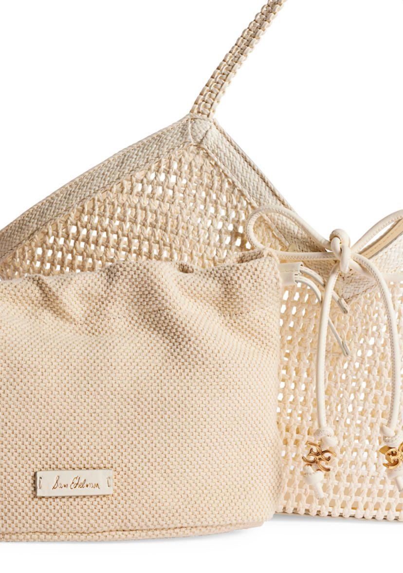 Sam Edelman Marcie Raffia Open Weave Tote | Belk