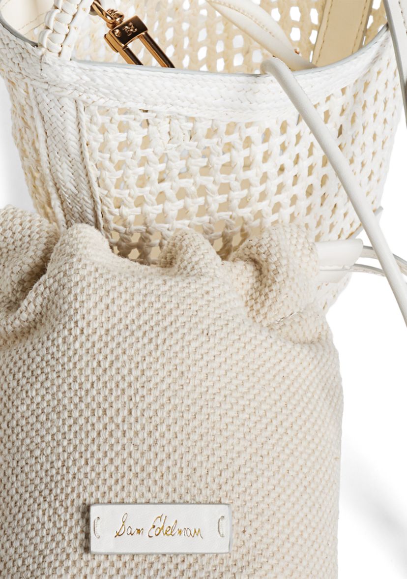 Sam Edelman Marcie Raffia Open Weave Crossbody Bag | Belk