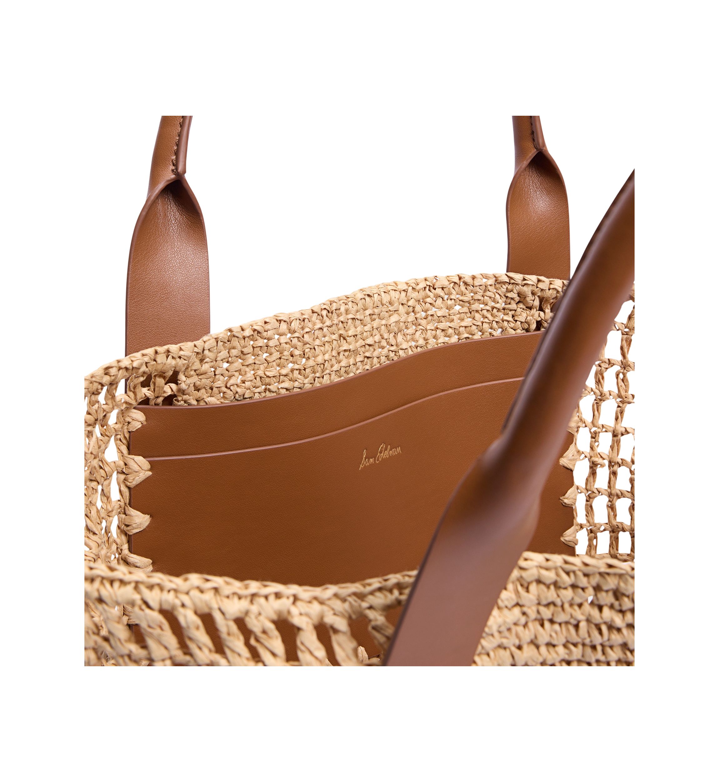 Marley Raffia Collapsible Tote Bag