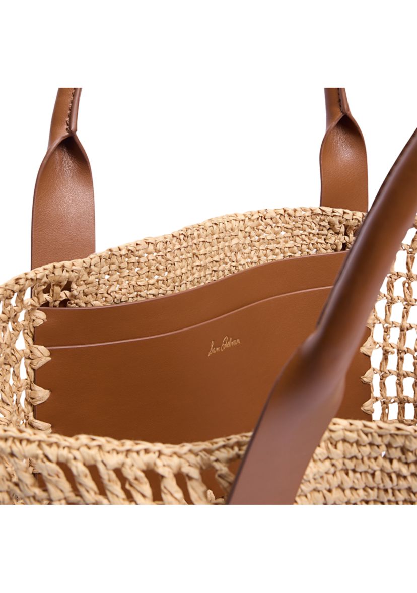 Marley Raffia Collapsible Tote Bag