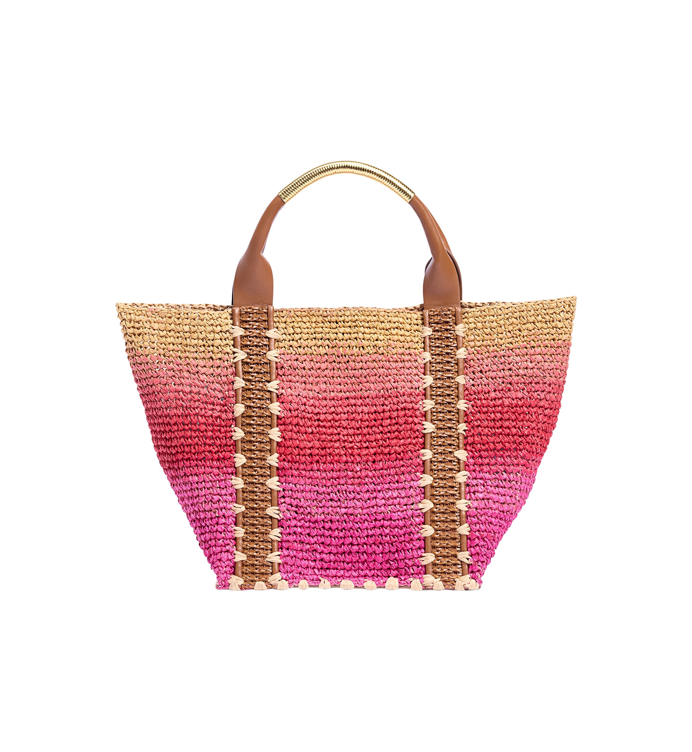Sam Edelman Marley Raffia Collapsible Small Tote Bag | Belk