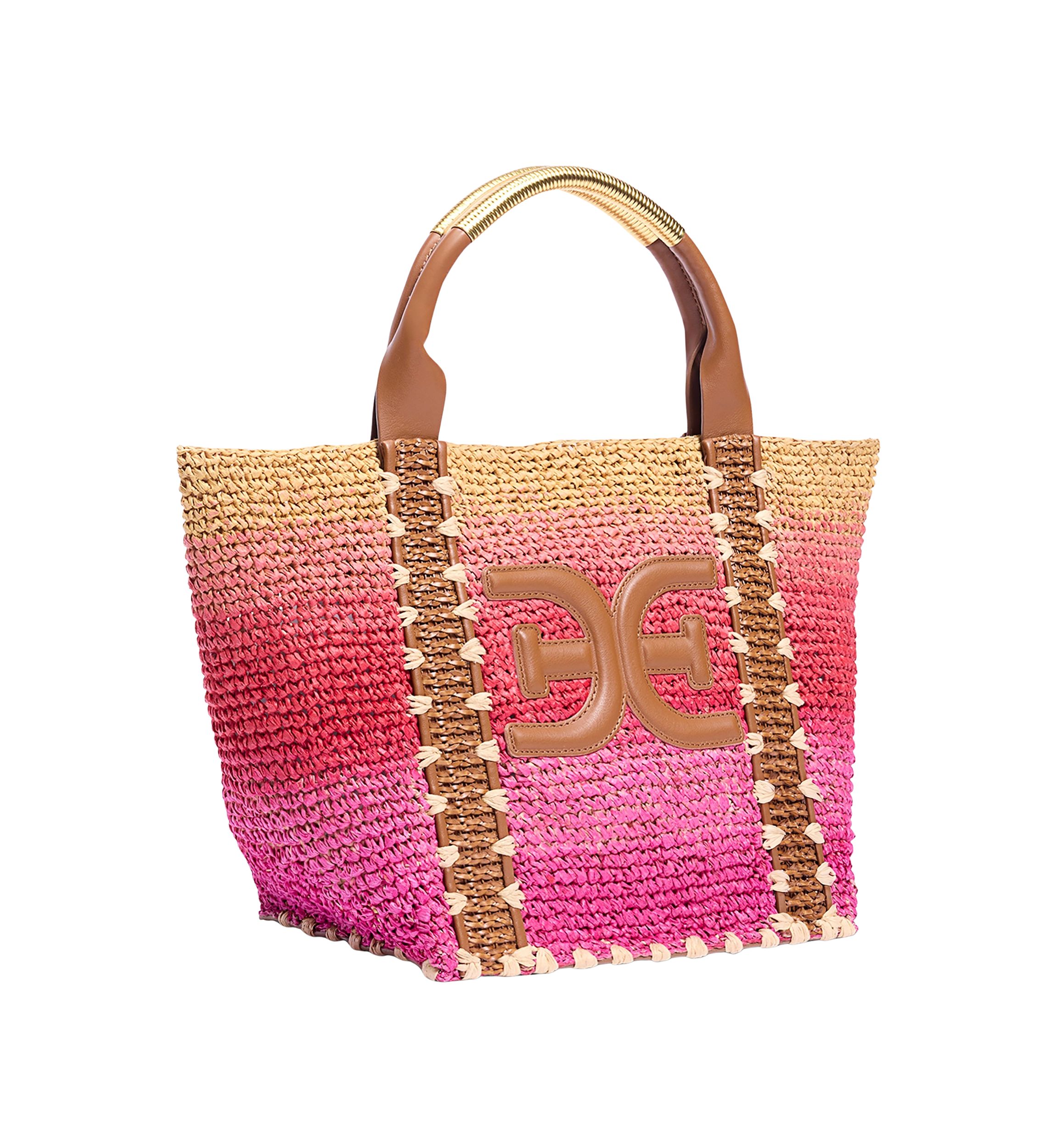 Sam Edelman Marley Raffia Collapsible Small Tote Bag | Belk