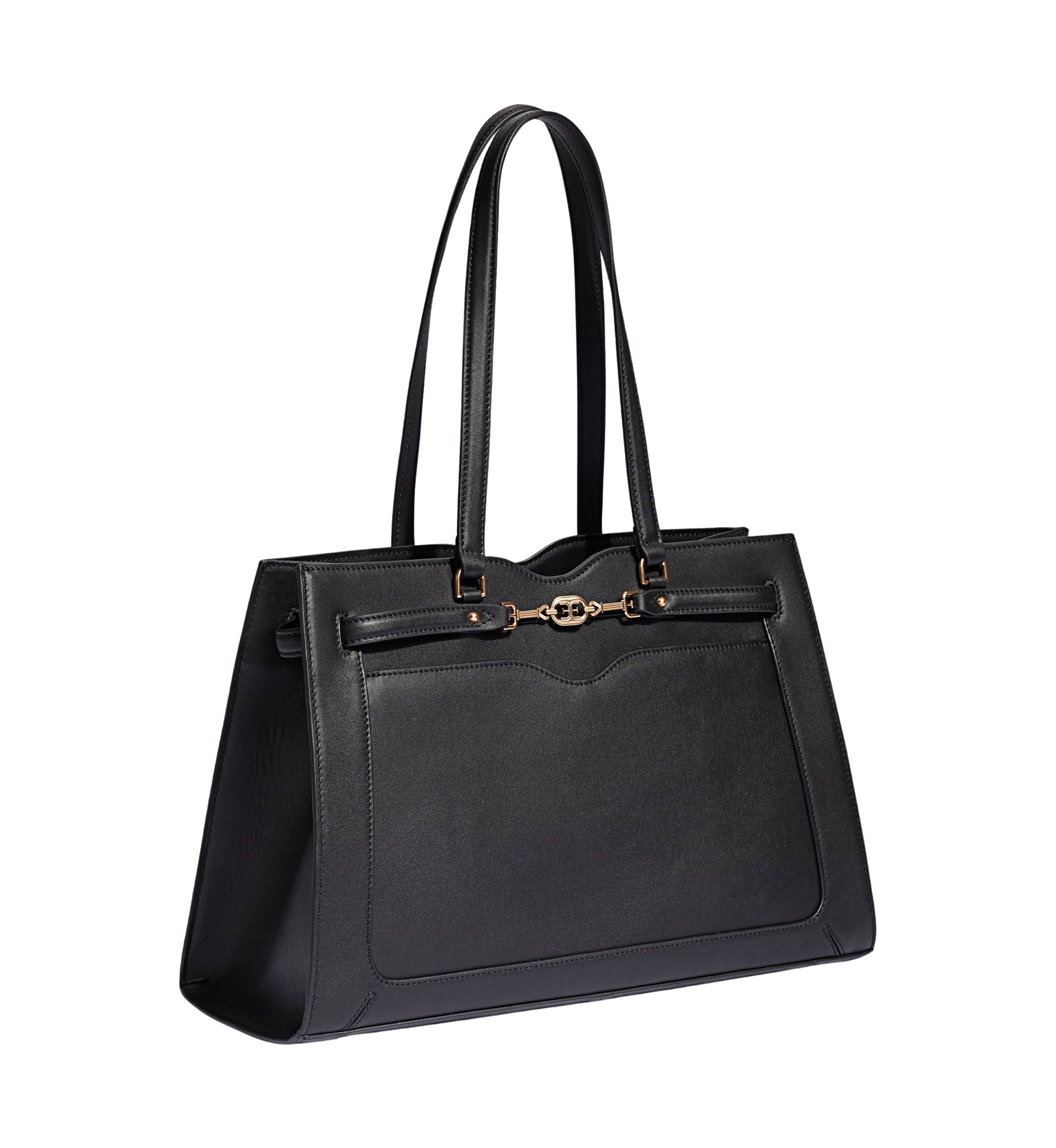 Loraine Leather Box Tote Bag