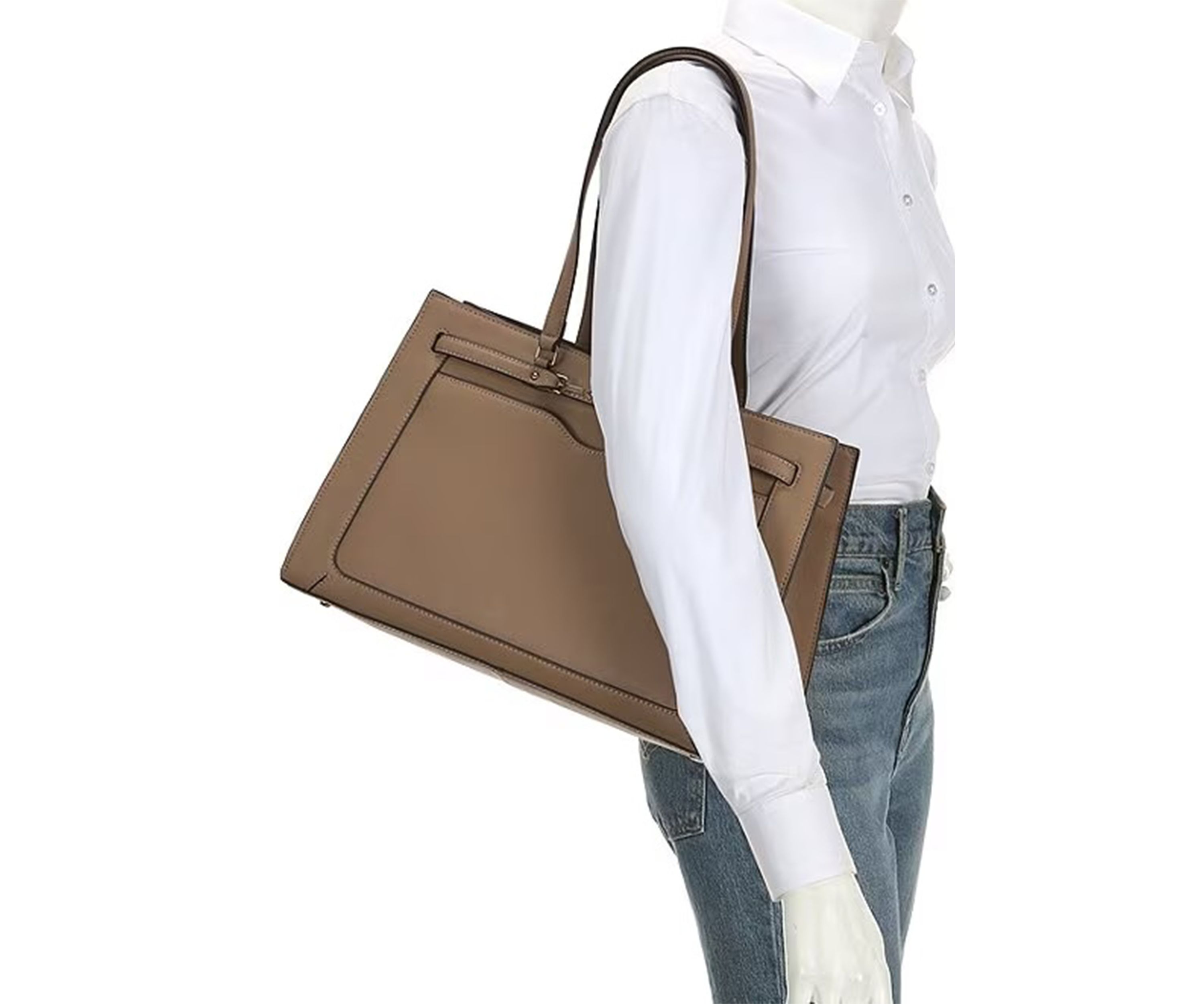 Loraine Box Tote Saffiano Bag