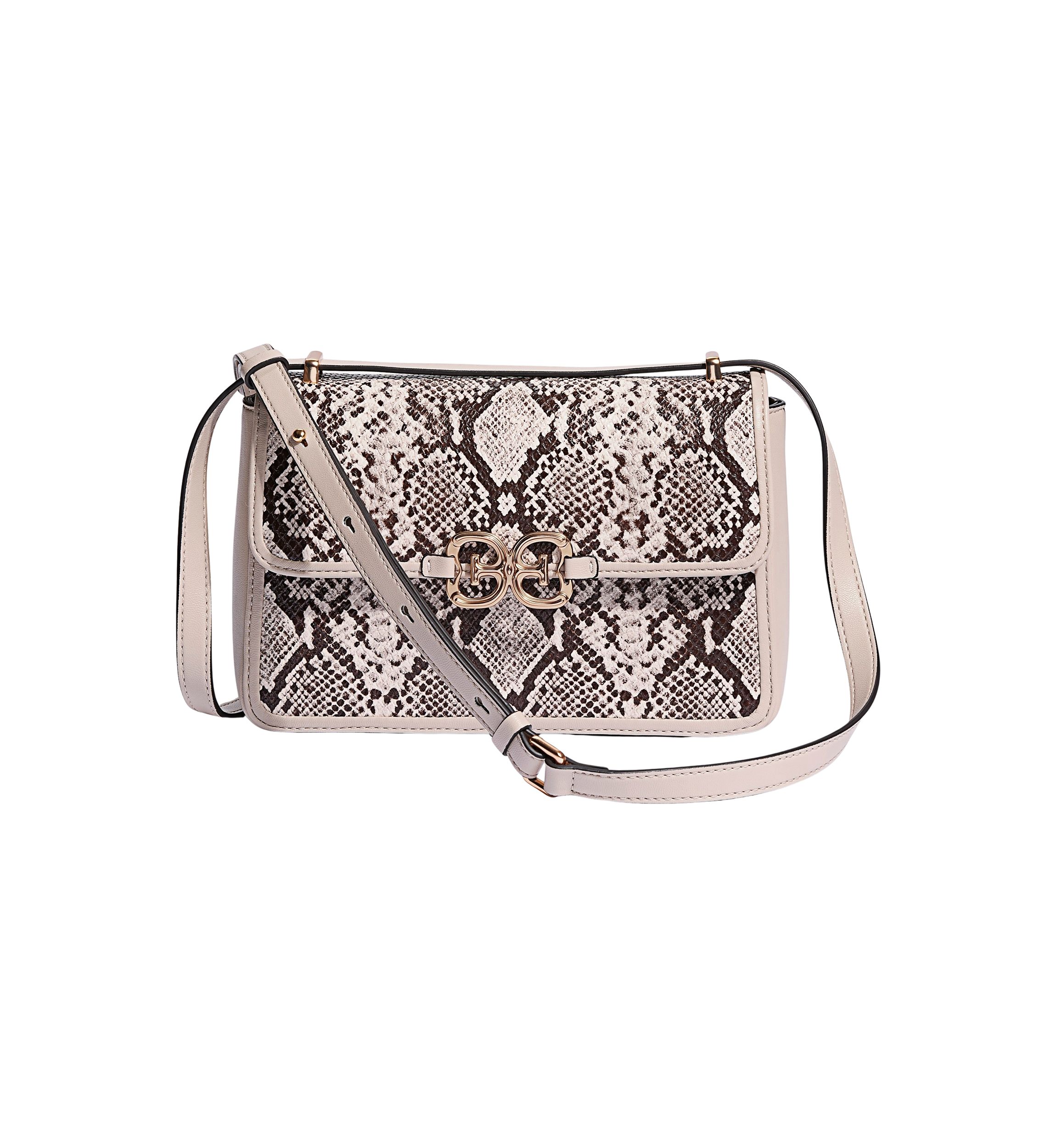Christy Convertible Snake Printed Shoulder Bag