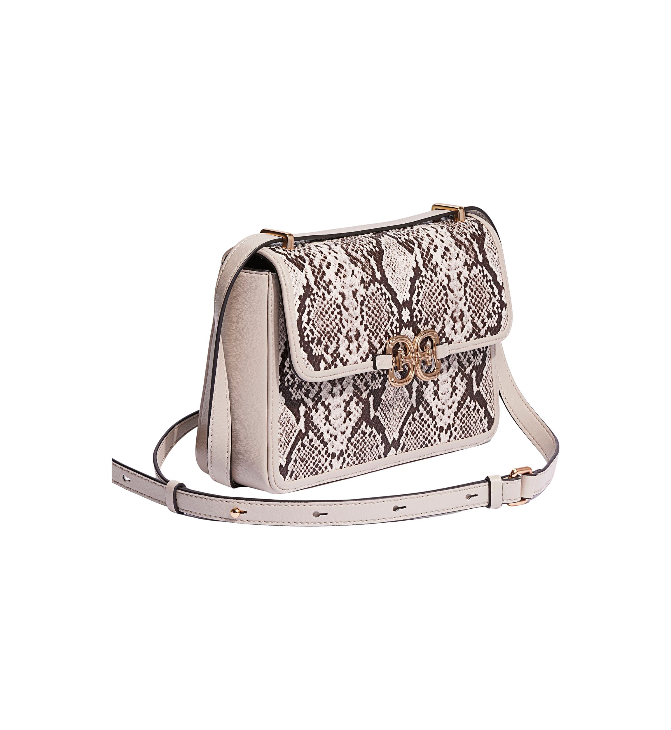 Christy Convertible Snake Printed Shoulder Bag