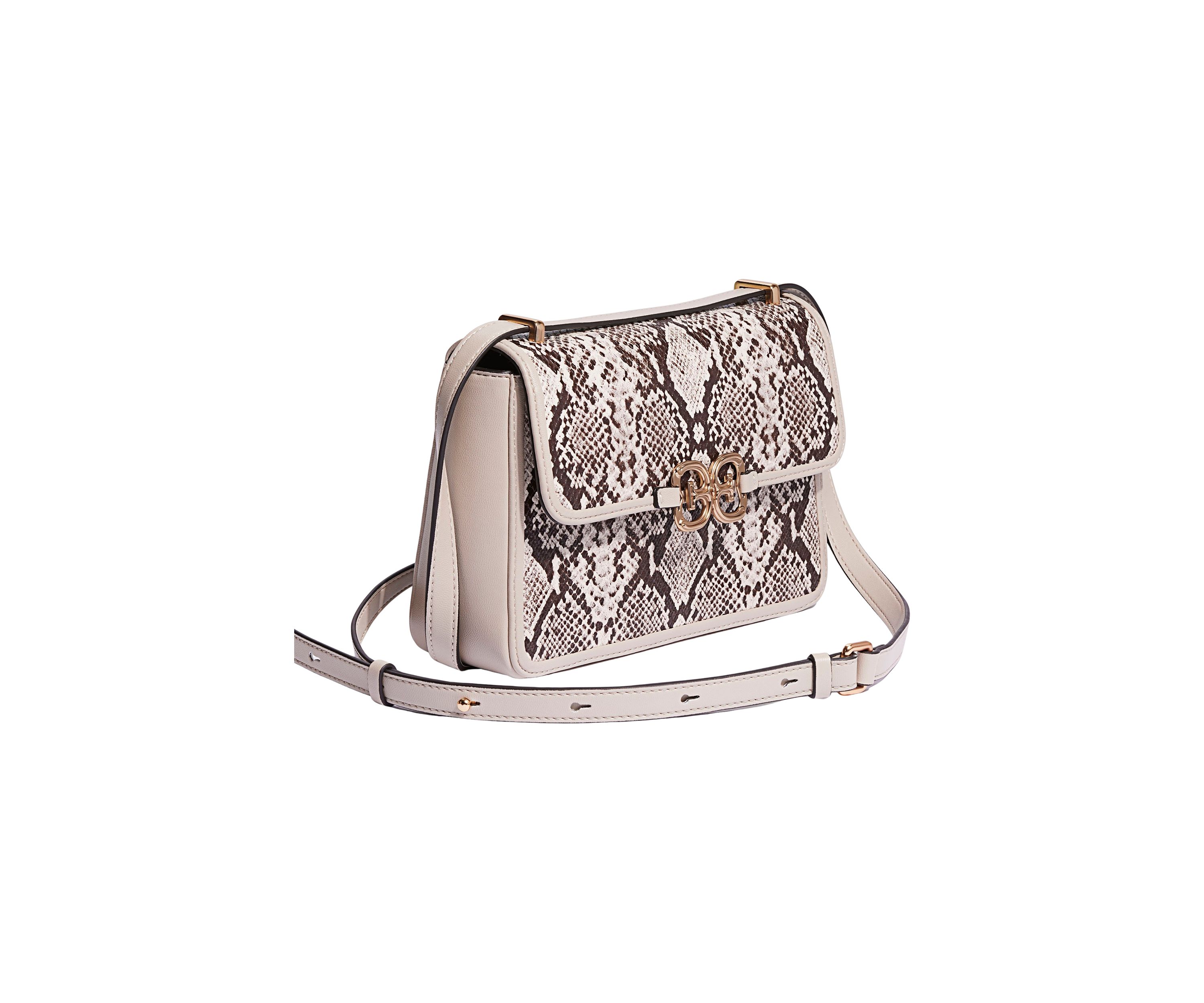Christy Convertible Snake Printed Shoulder Bag