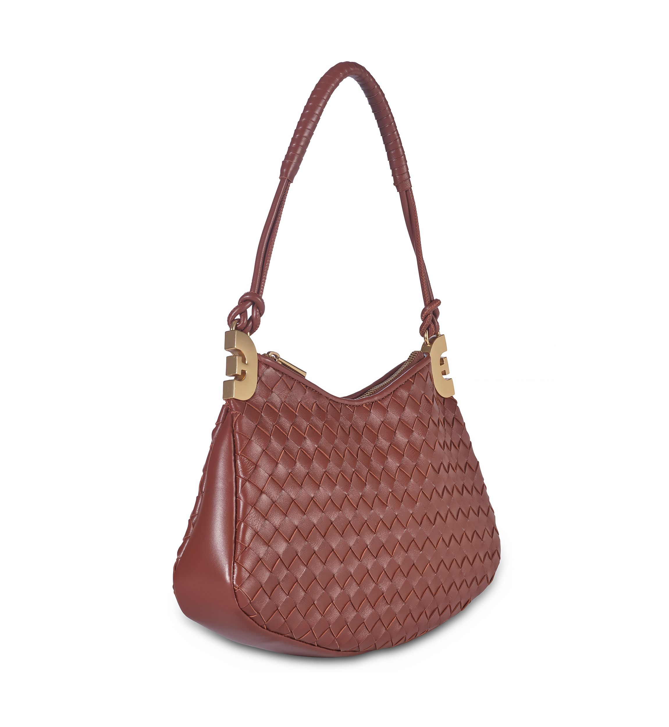 Christy Woven Shoulder Bag