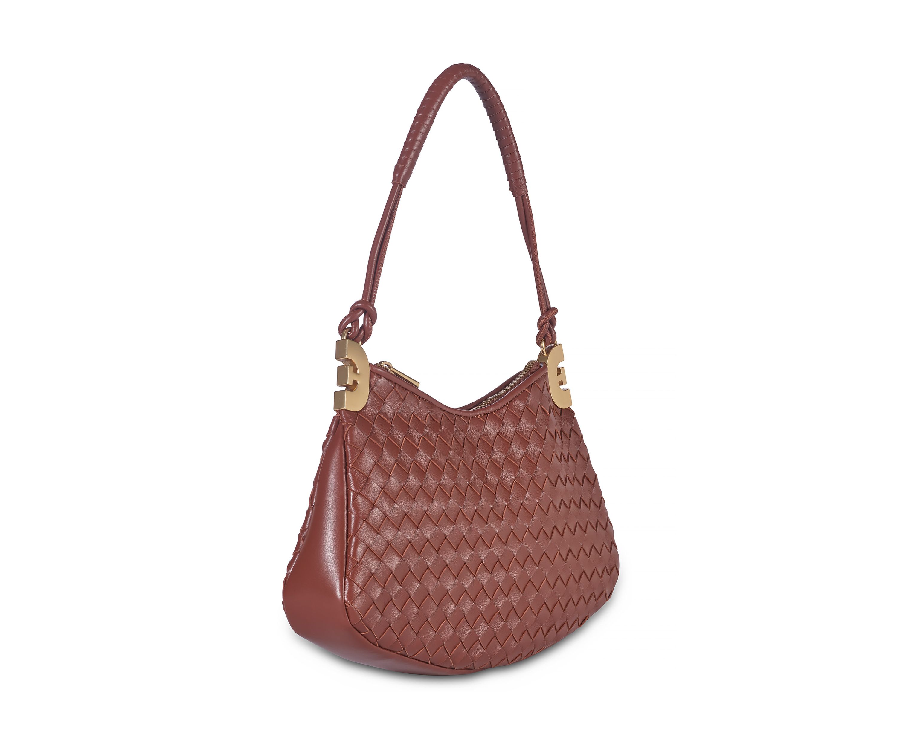 Christy Woven Shoulder Bag
