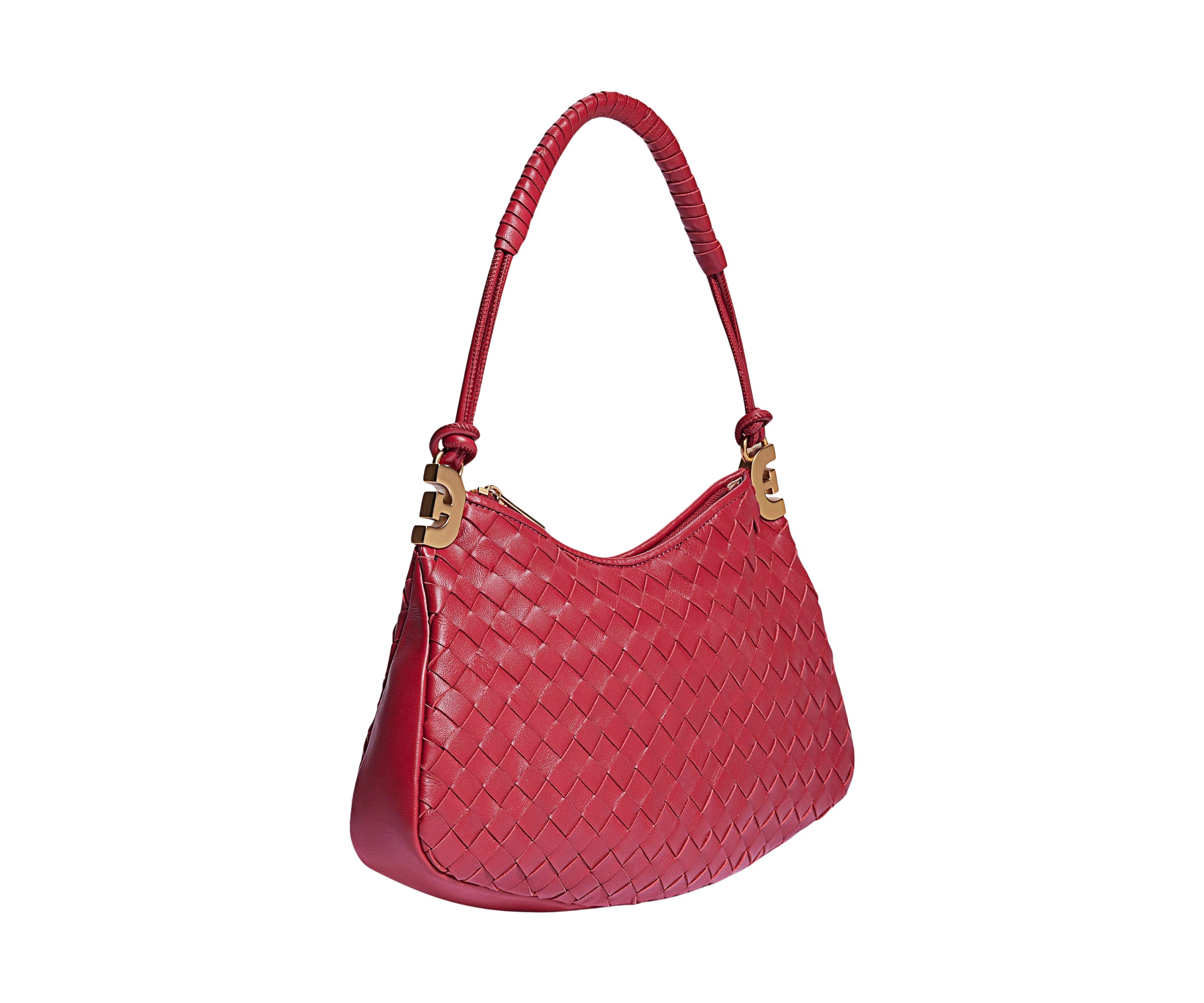 Christy Woven Shoulder Bag 