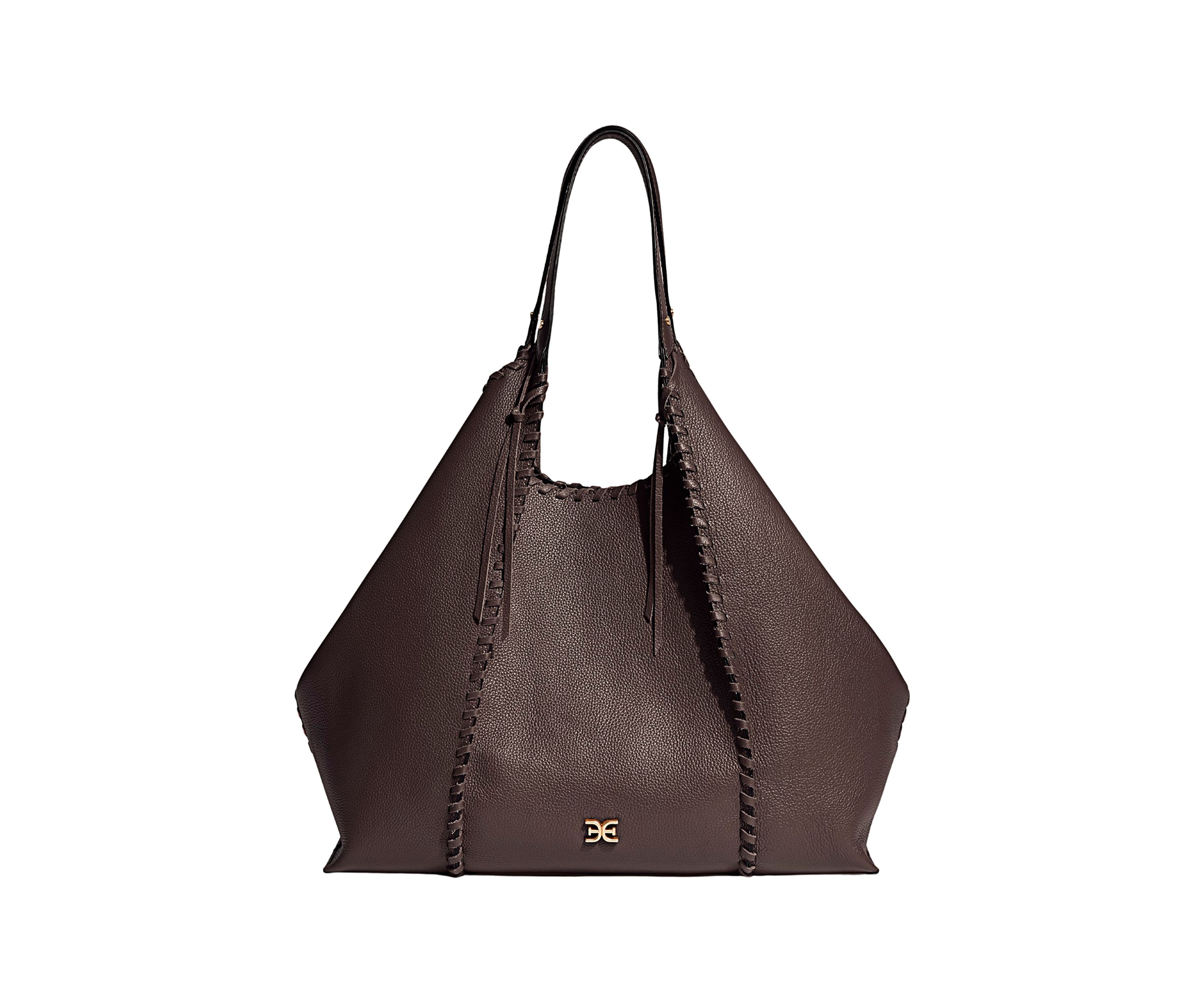 Sylvia Whipstitch Expendable Leather Tobo Bag