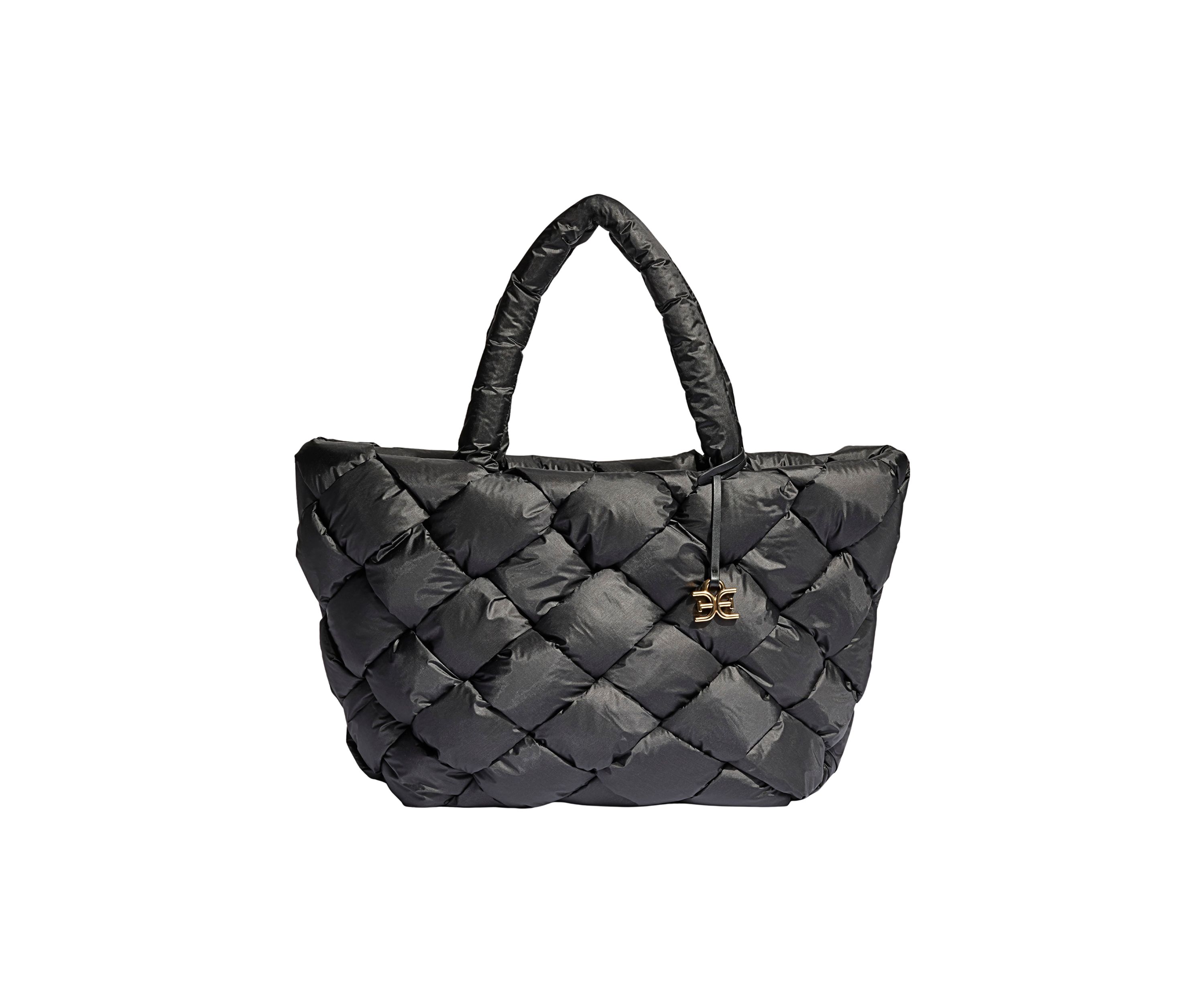 Jianna Woven Nylon Tote Bag