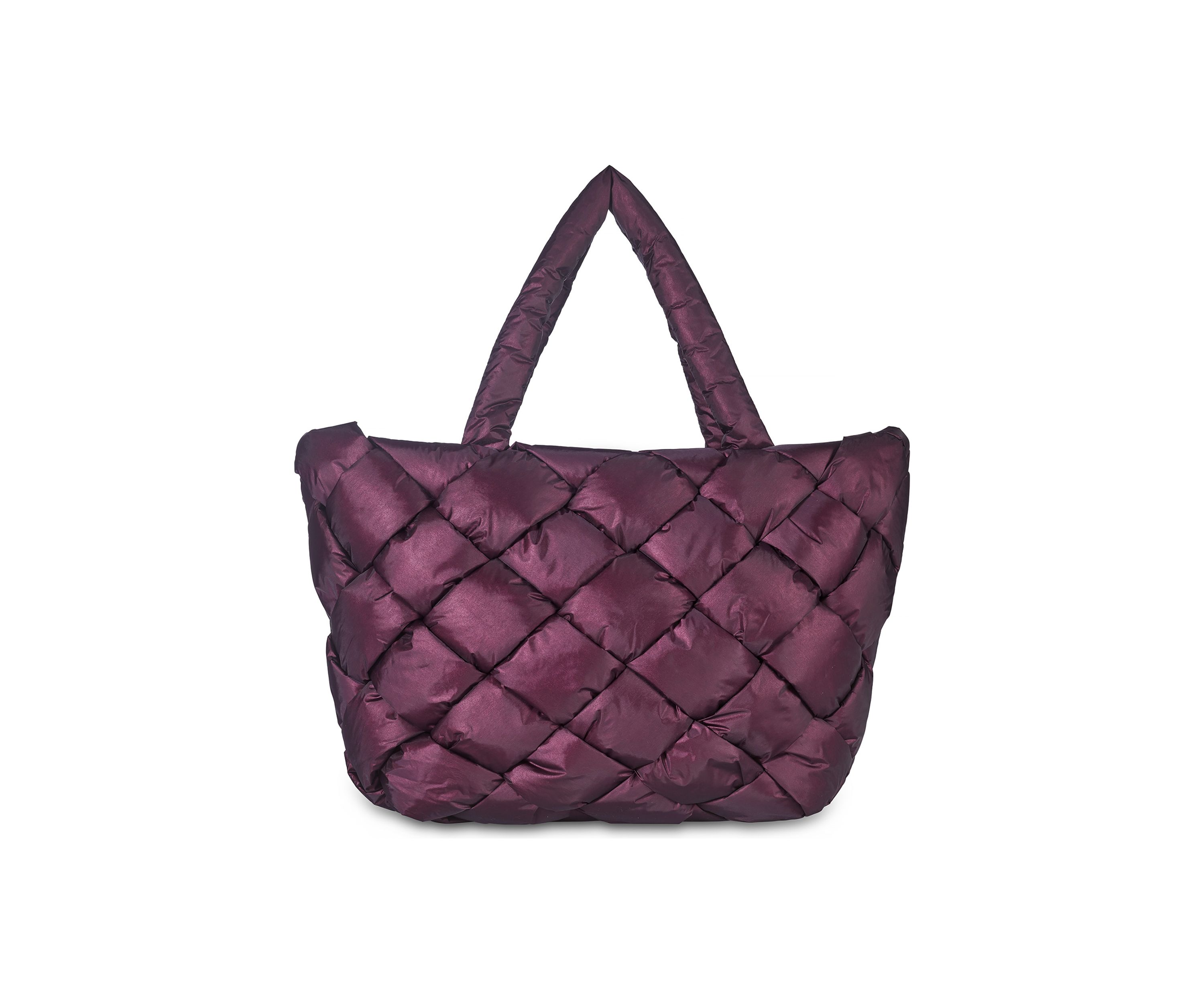 Jianna Woven Nylon Tote Bag