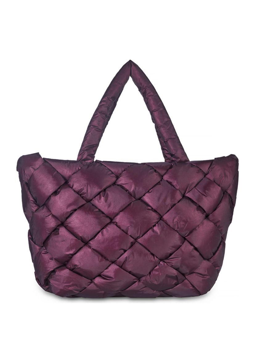 Jianna Woven Nylon Tote Bag