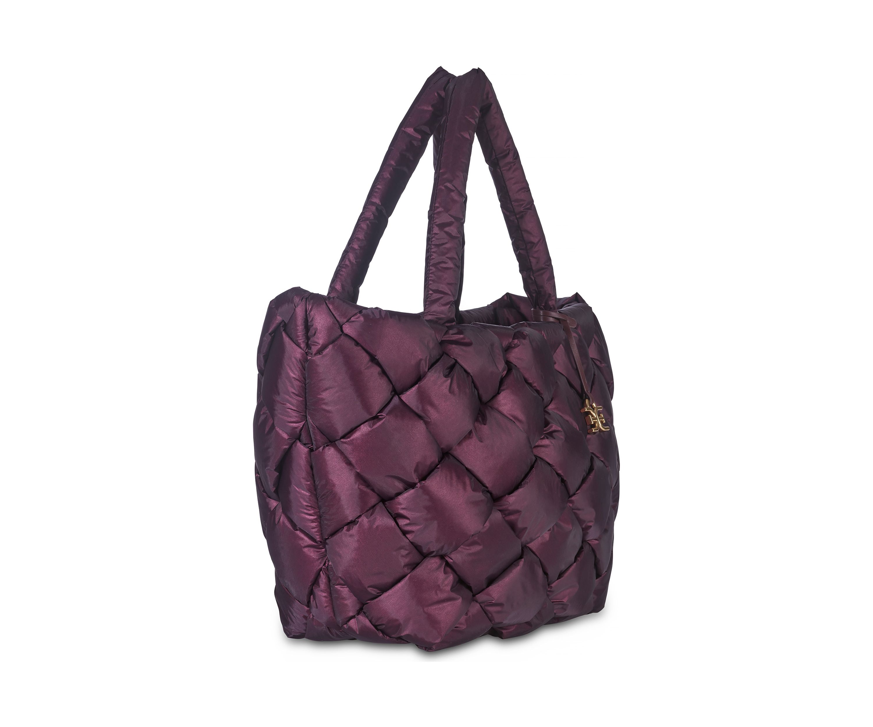 Jianna Woven Nylon Tote Bag