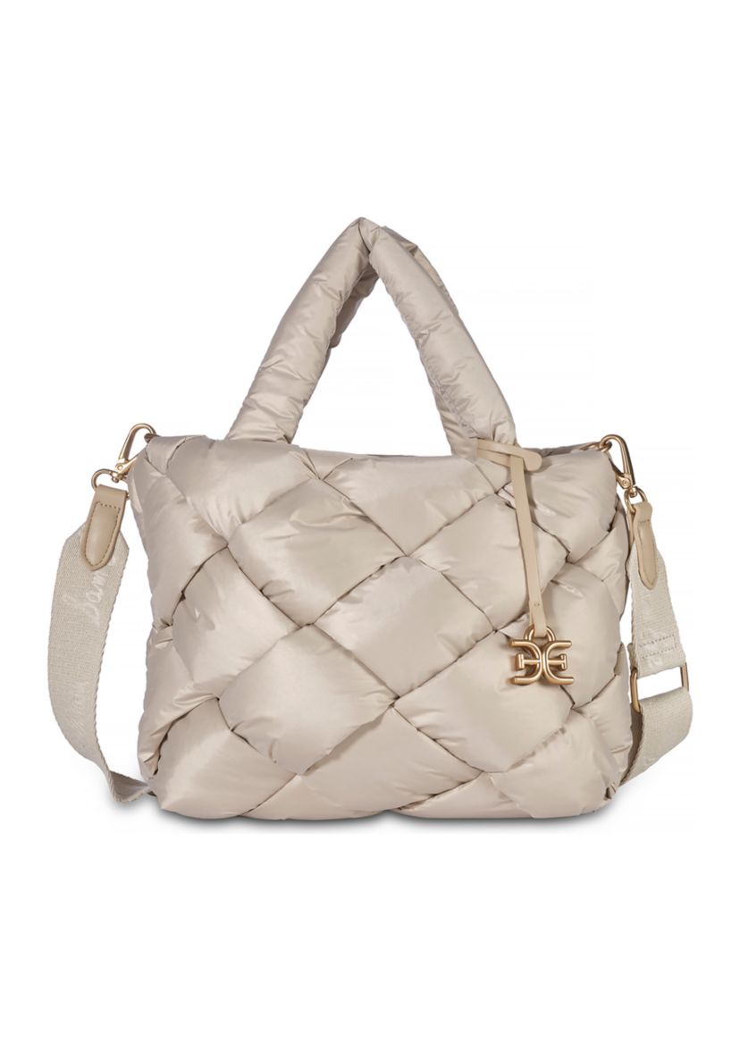 Jianna Woven Nylon Miniature Tote Bag