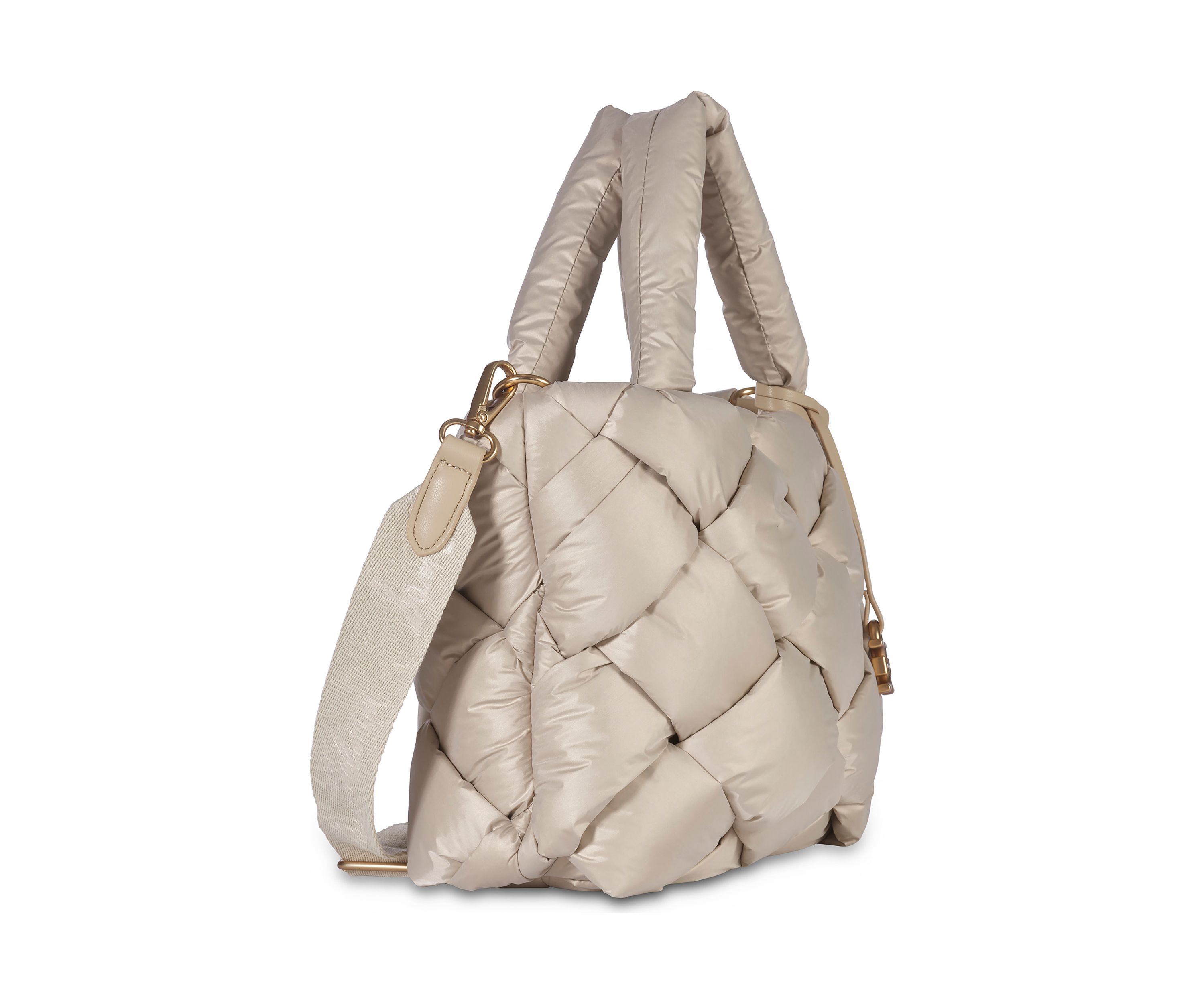 Jianna Woven Nylon Miniature Tote Bag