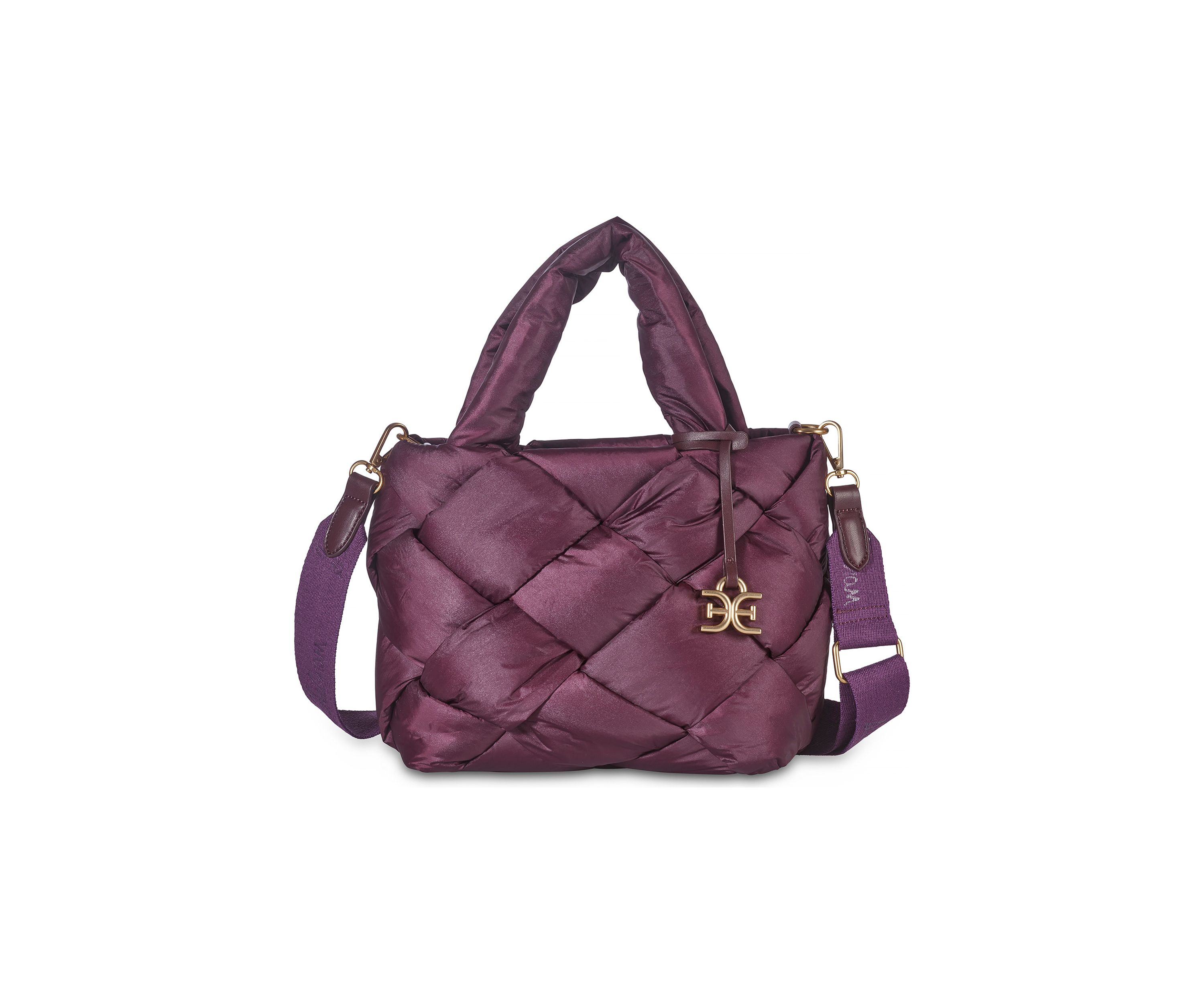 Jianna Woven Nylon Miniature Tote Bag
