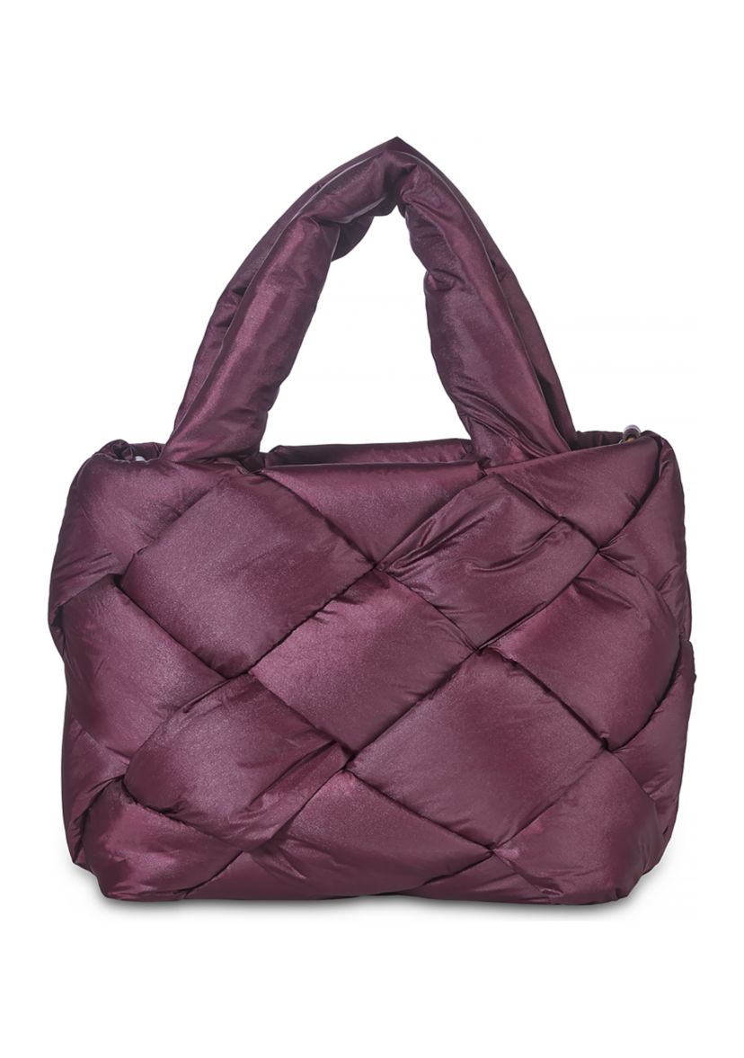 Jianna Woven Nylon Miniature Tote Bag