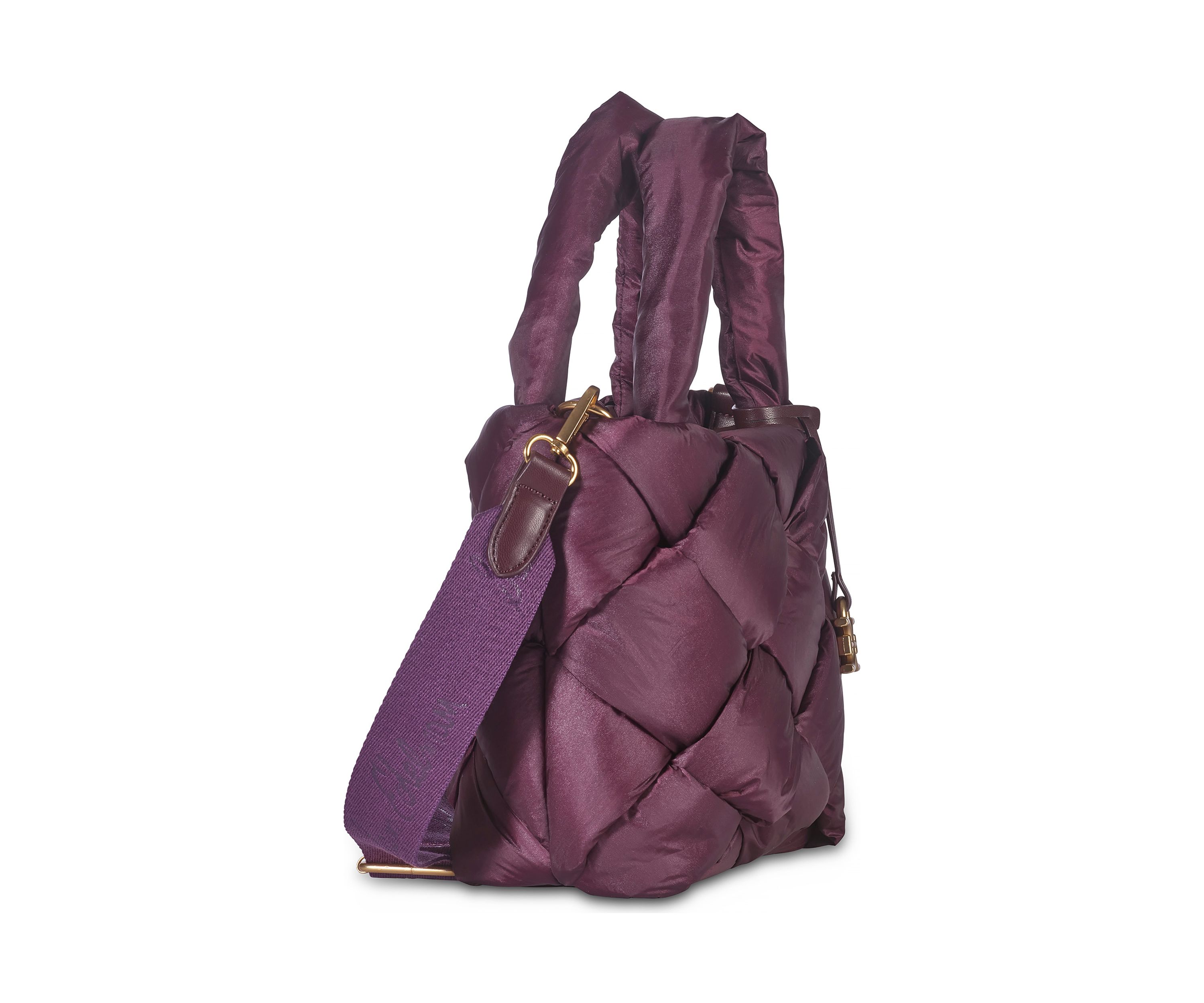 Jianna Woven Nylon Miniature Tote Bag