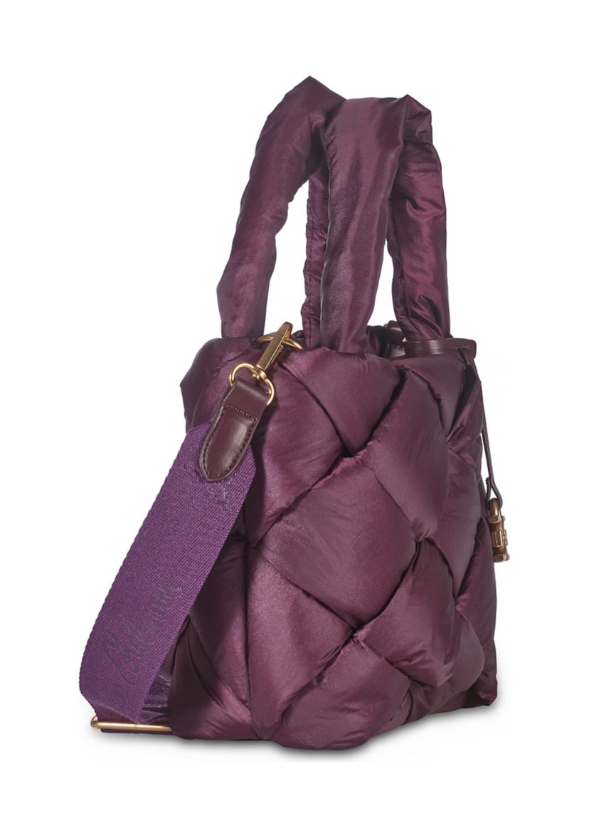 Jianna Woven Nylon Miniature Tote Bag