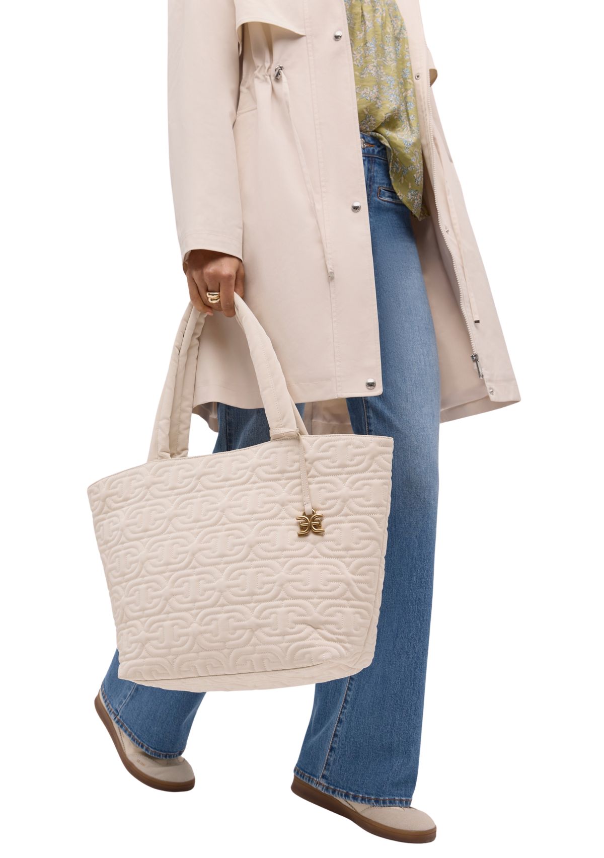 Ethyl Top Zip Tote
