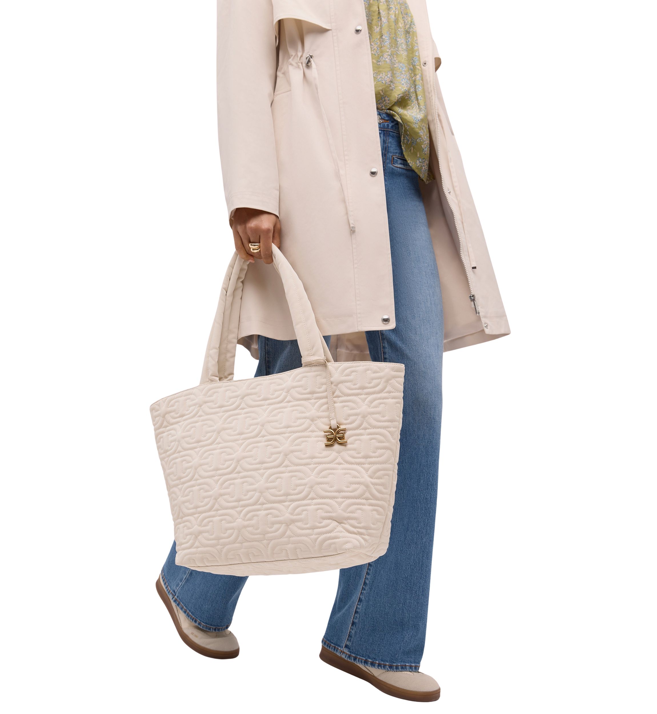 Ethyl Top Zip Tote