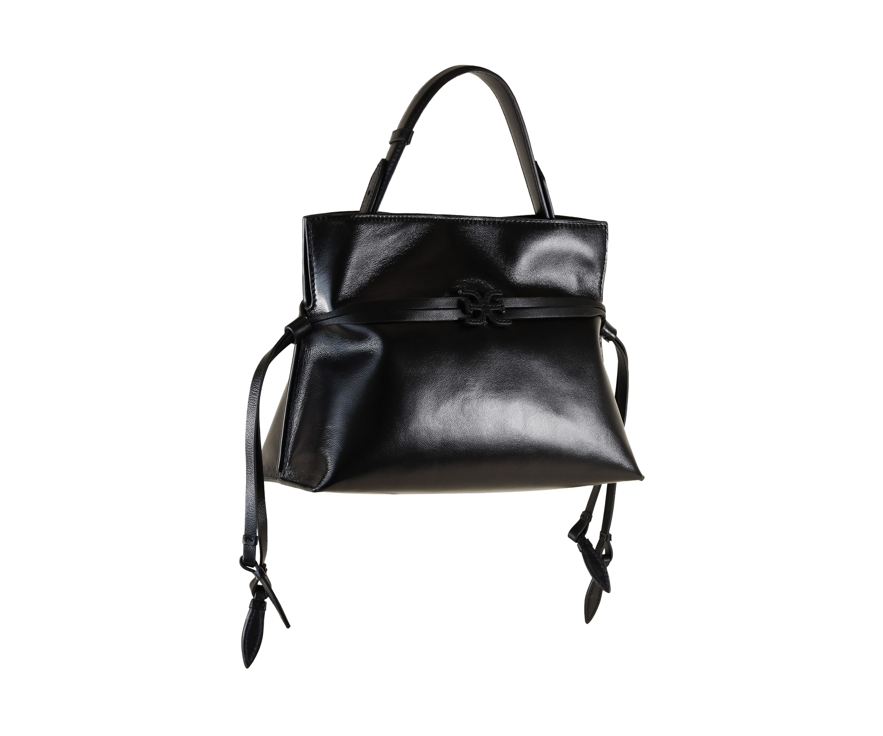 Poppy Small Smooth Leather Crossbody Tote