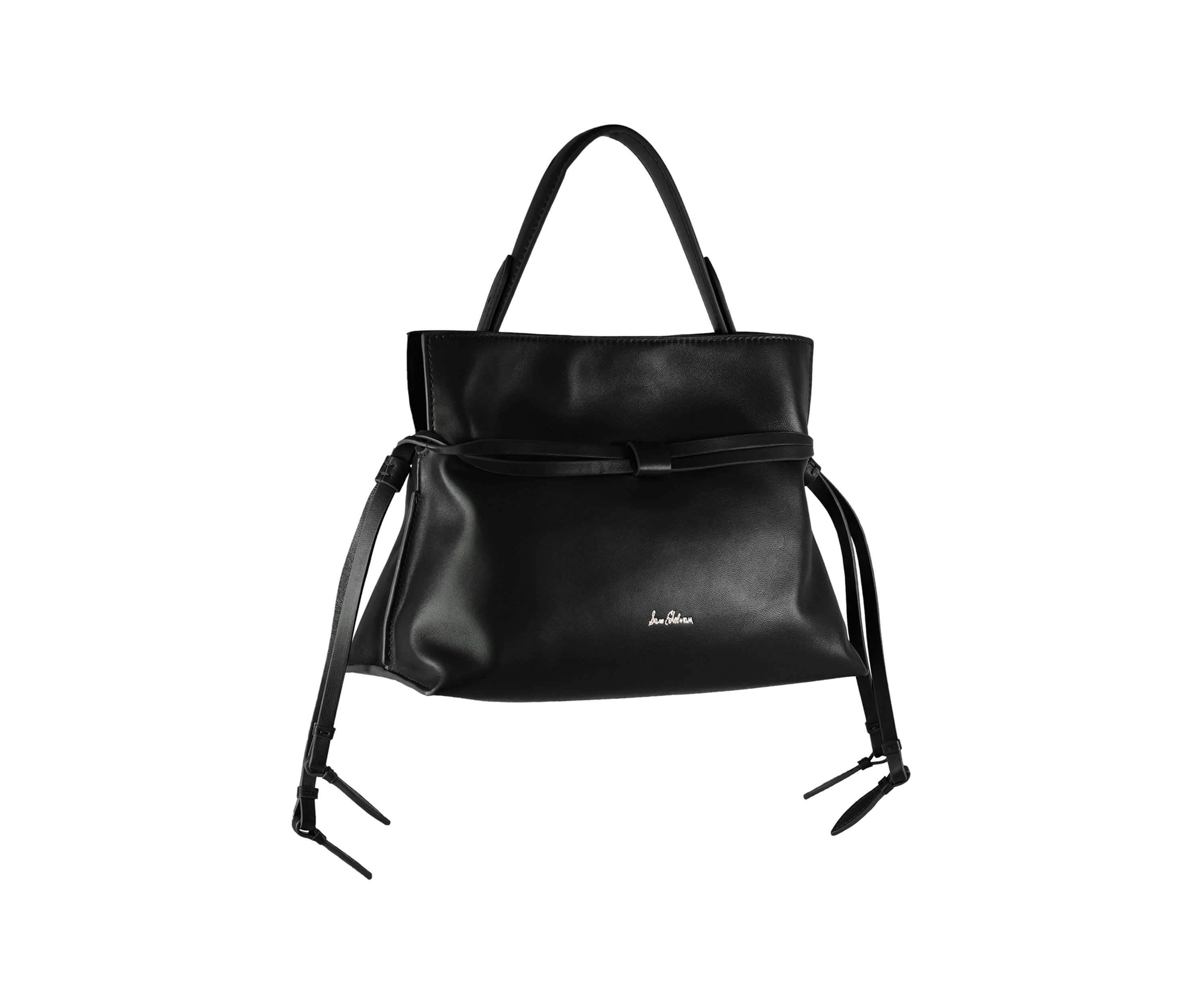 Poppy Small Smooth Leather Crossbody Tote