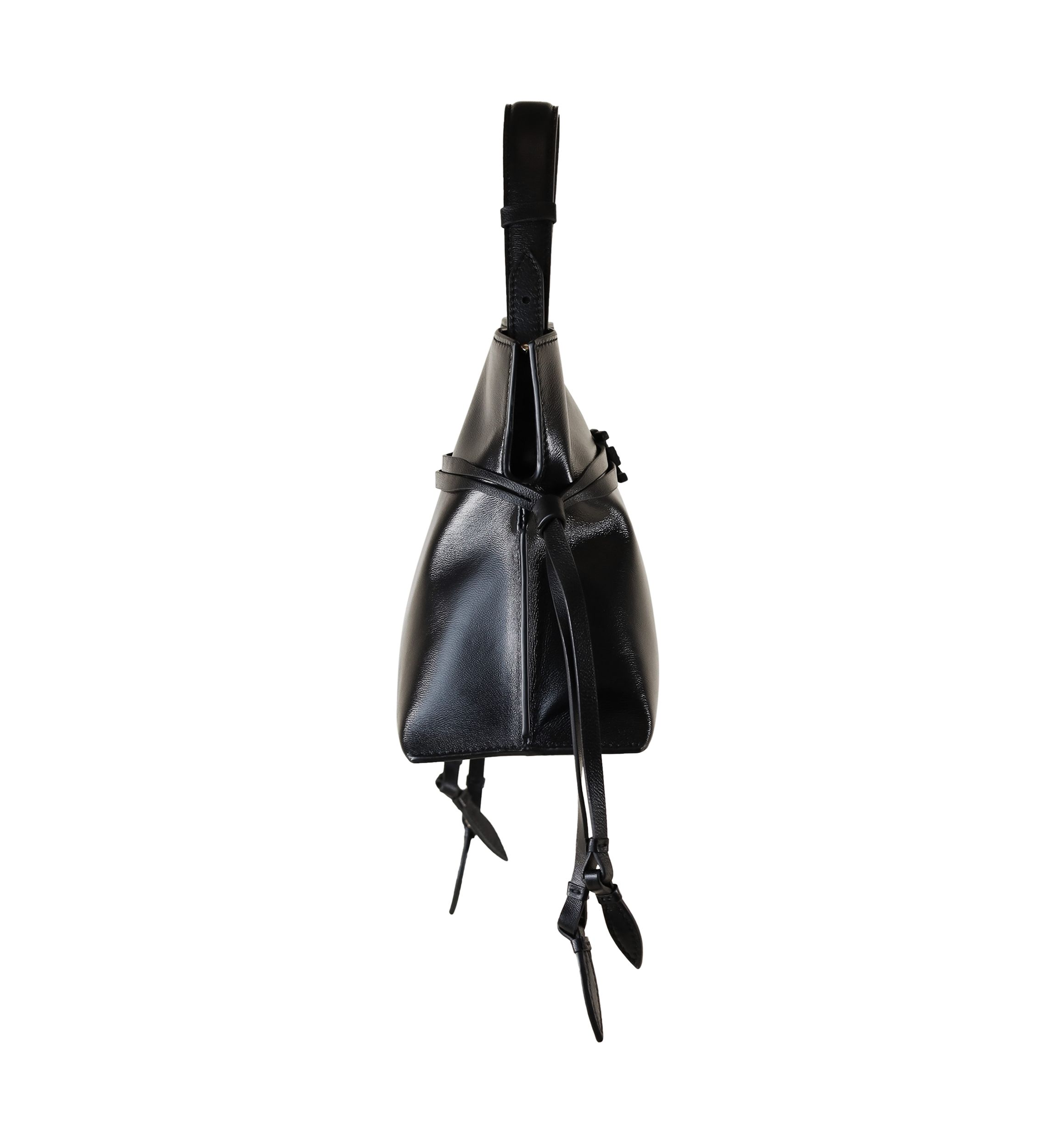 Poppy Small Smooth Leather Crossbody Tote